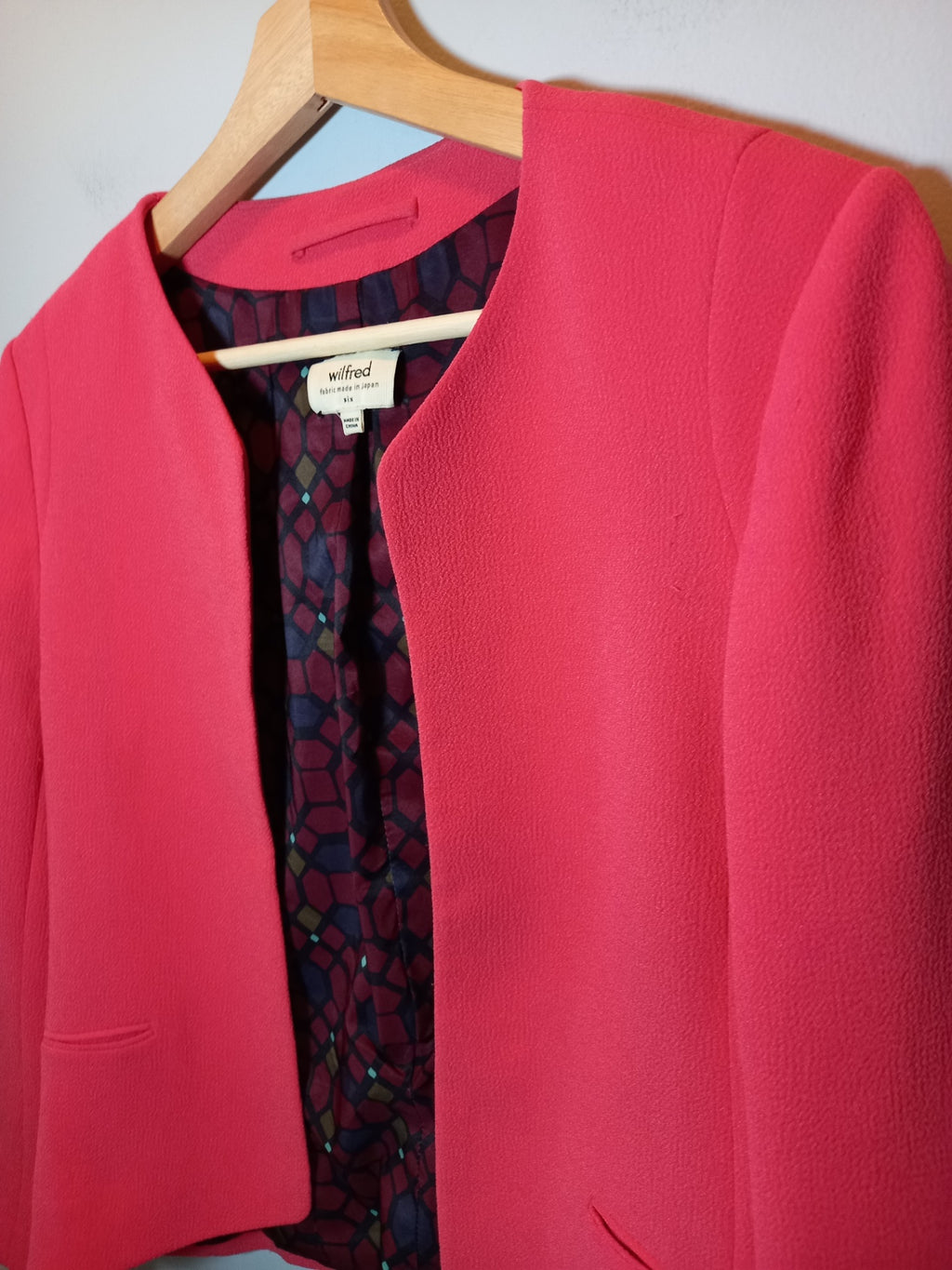 Wilfred Pink Blazer Sz 6