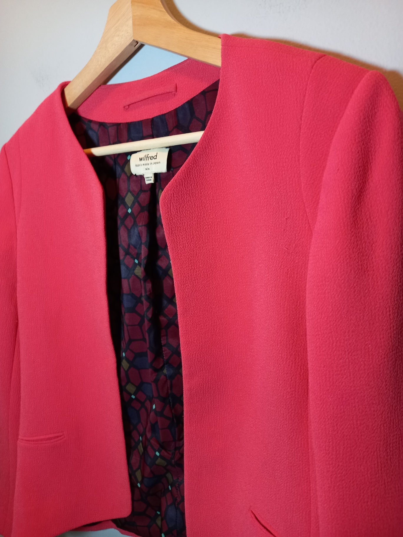 Wilfred Pink Blazer Sz 6