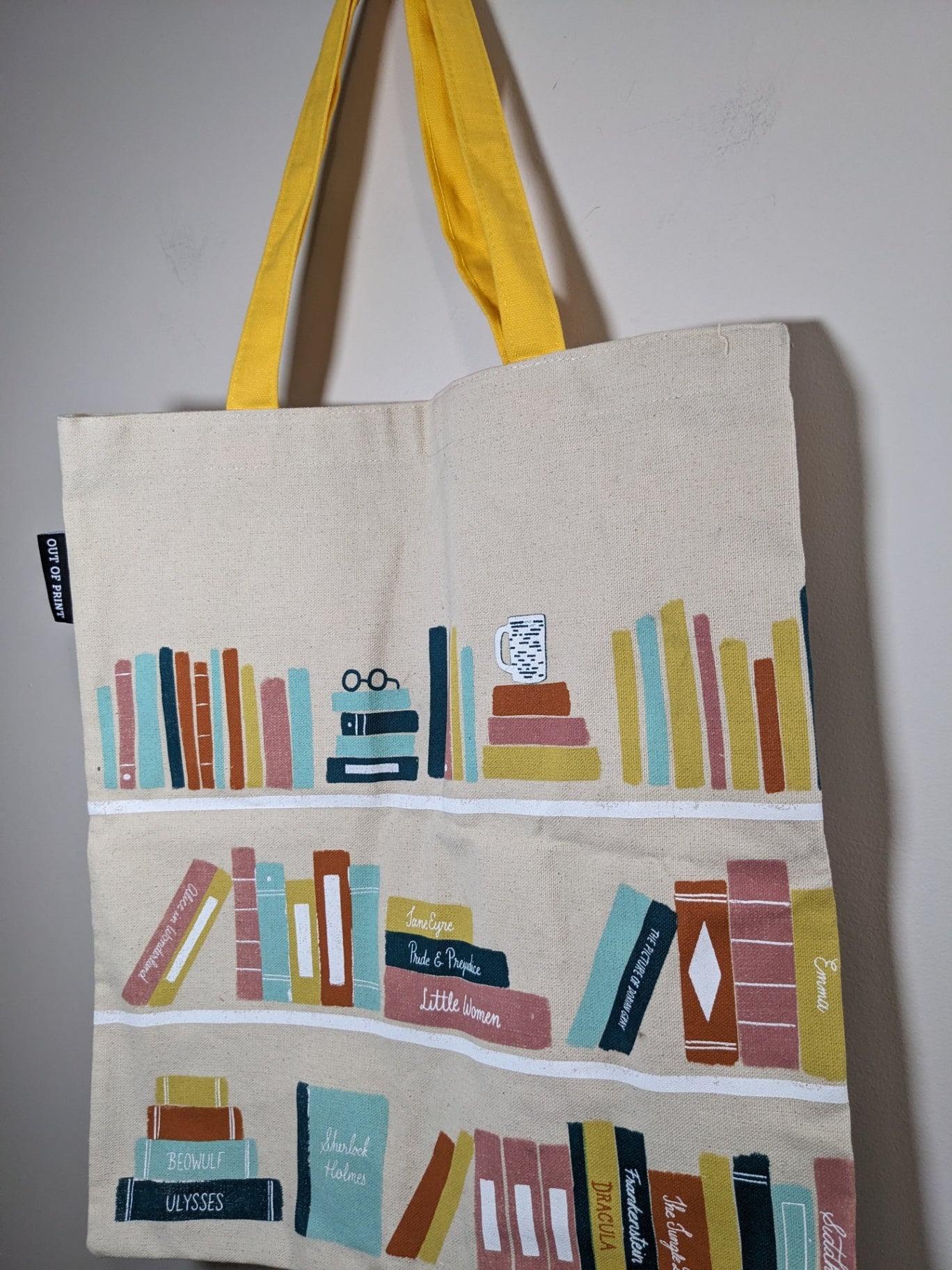 Out Of Print Canvas  Book Bag