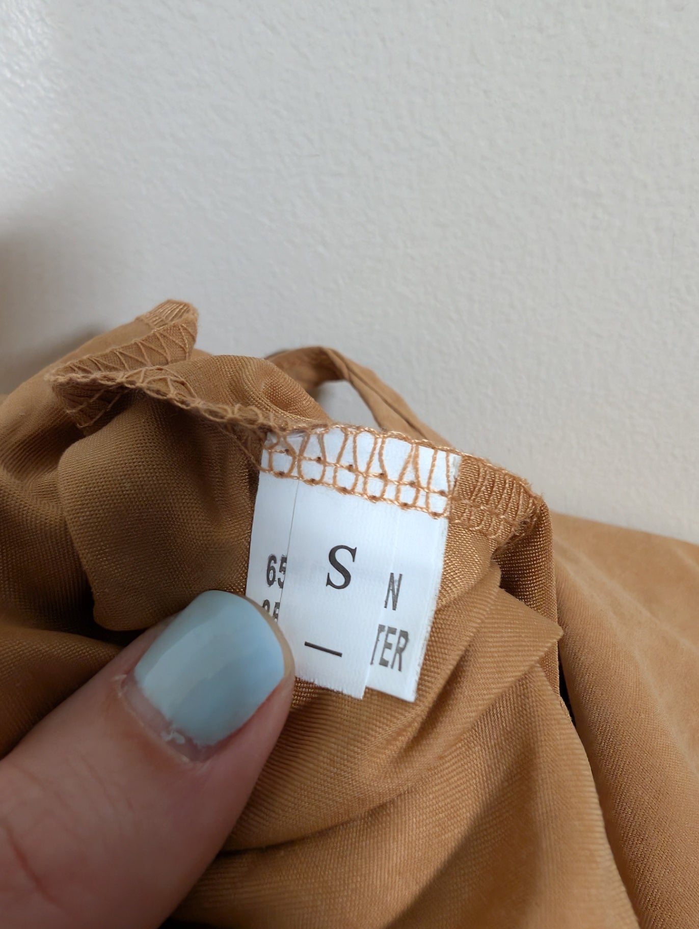 Shein tan overalls - Small