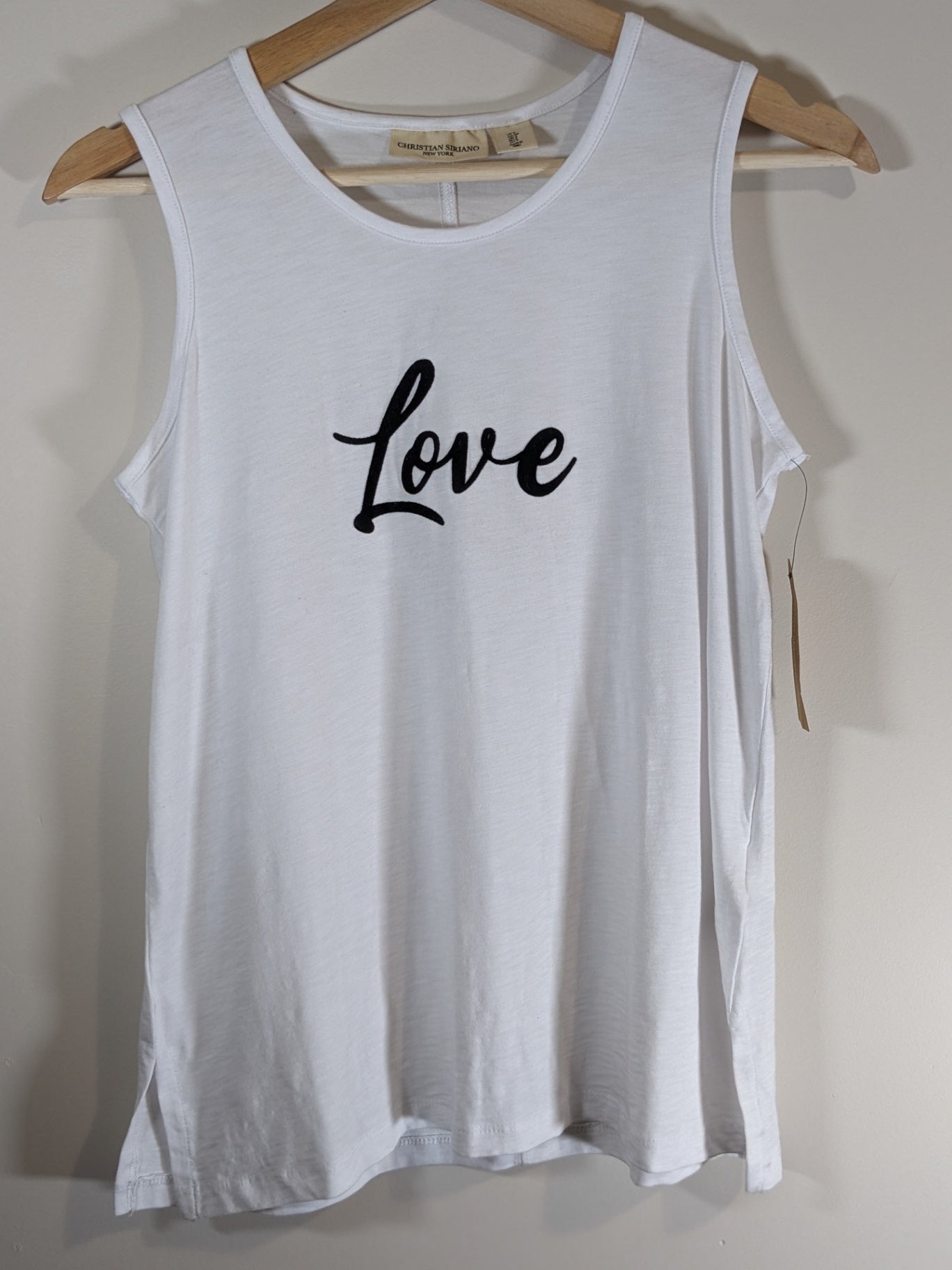 NWT Christian Siriano "Love" Tank - Small