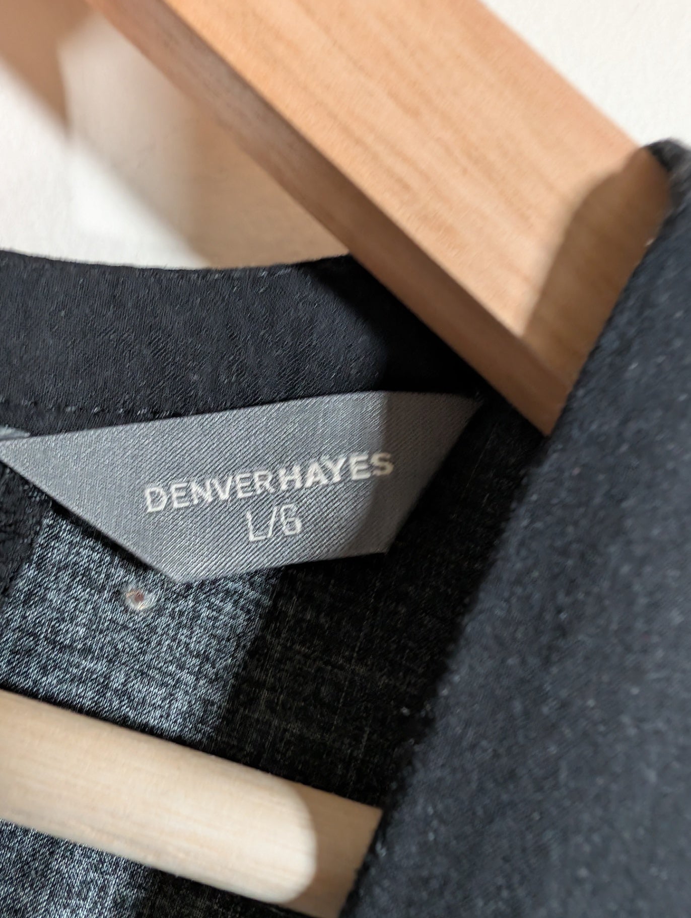 Denver Hayes black floral dress - Large