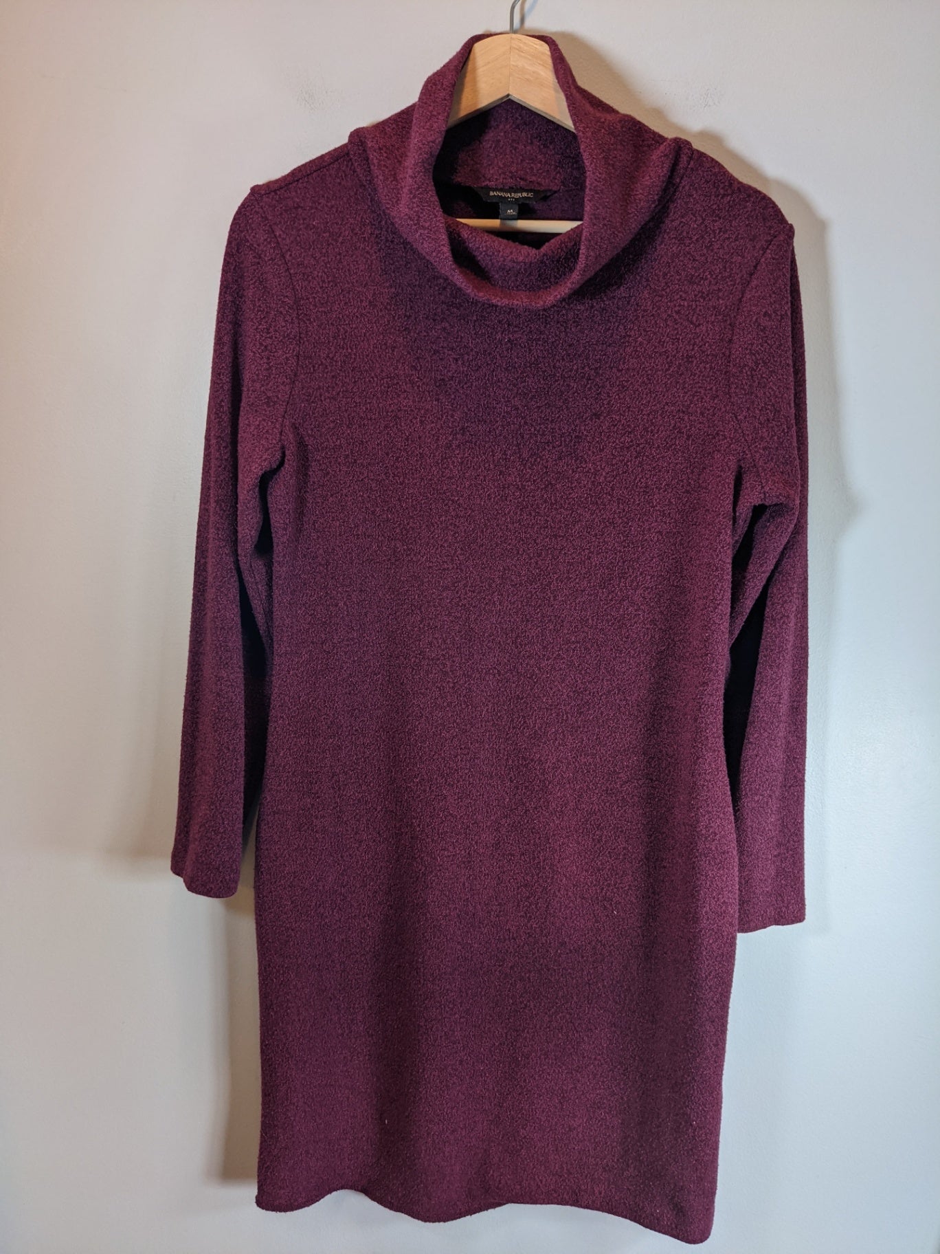 Banana Republic Maroon Sweater Dress