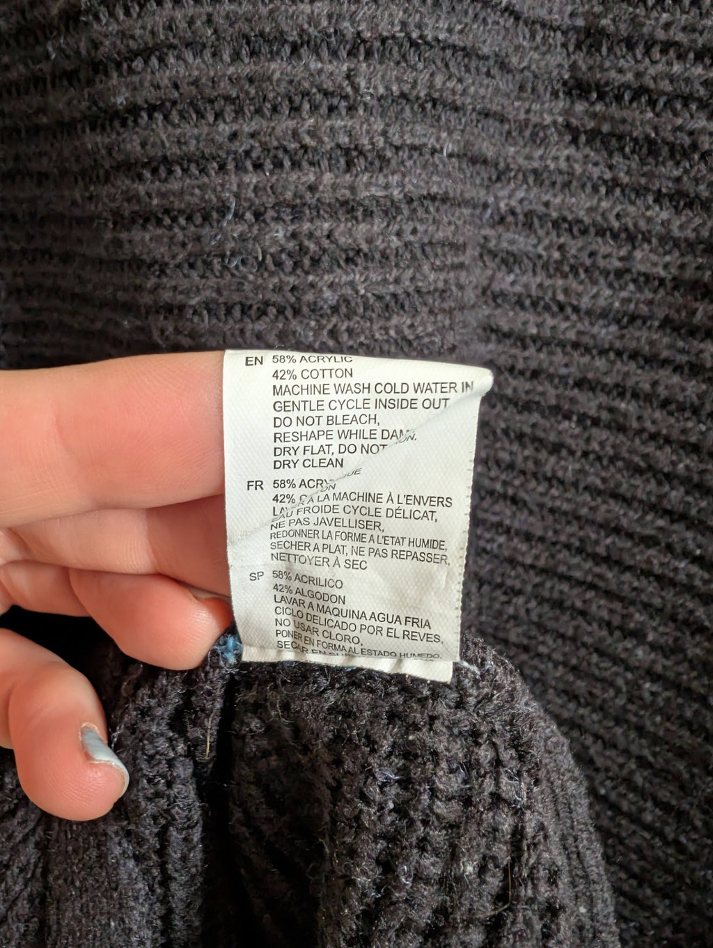 Maggie Sweet chunky knit cardigan - appears Medium