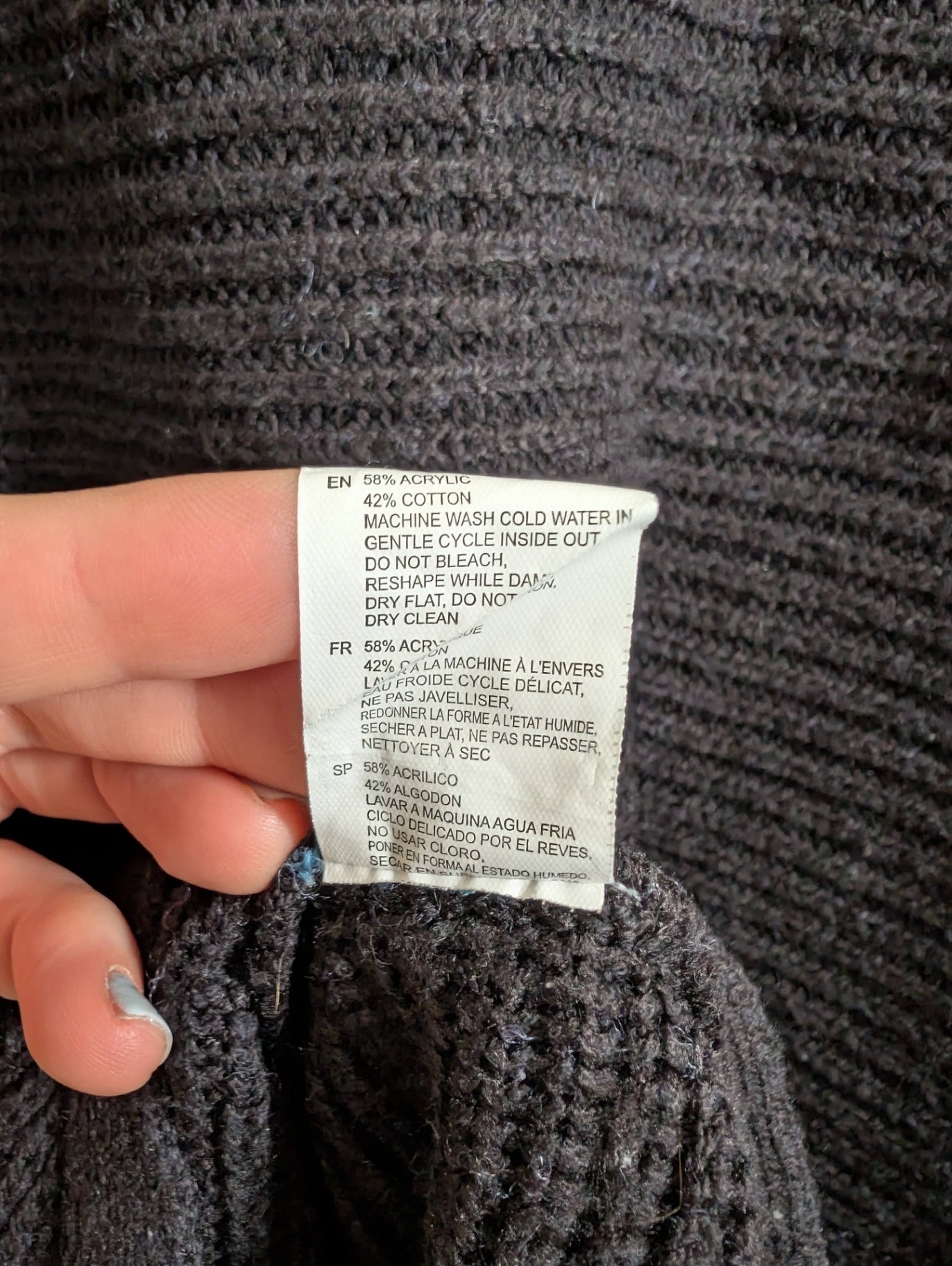Maggie Sweet chunky knit cardigan - appears Medium