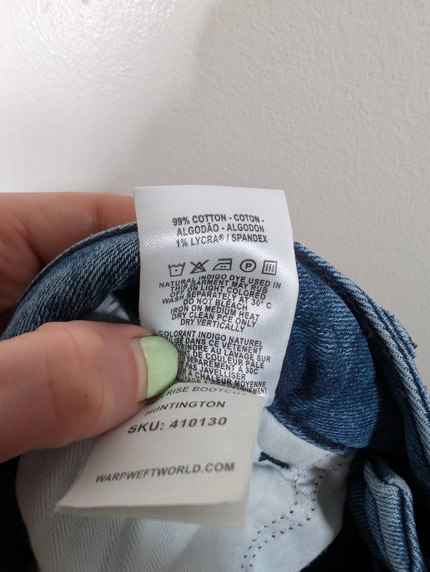 NWT Warp + Weft Nanchong High Rise Bootcut - 18W