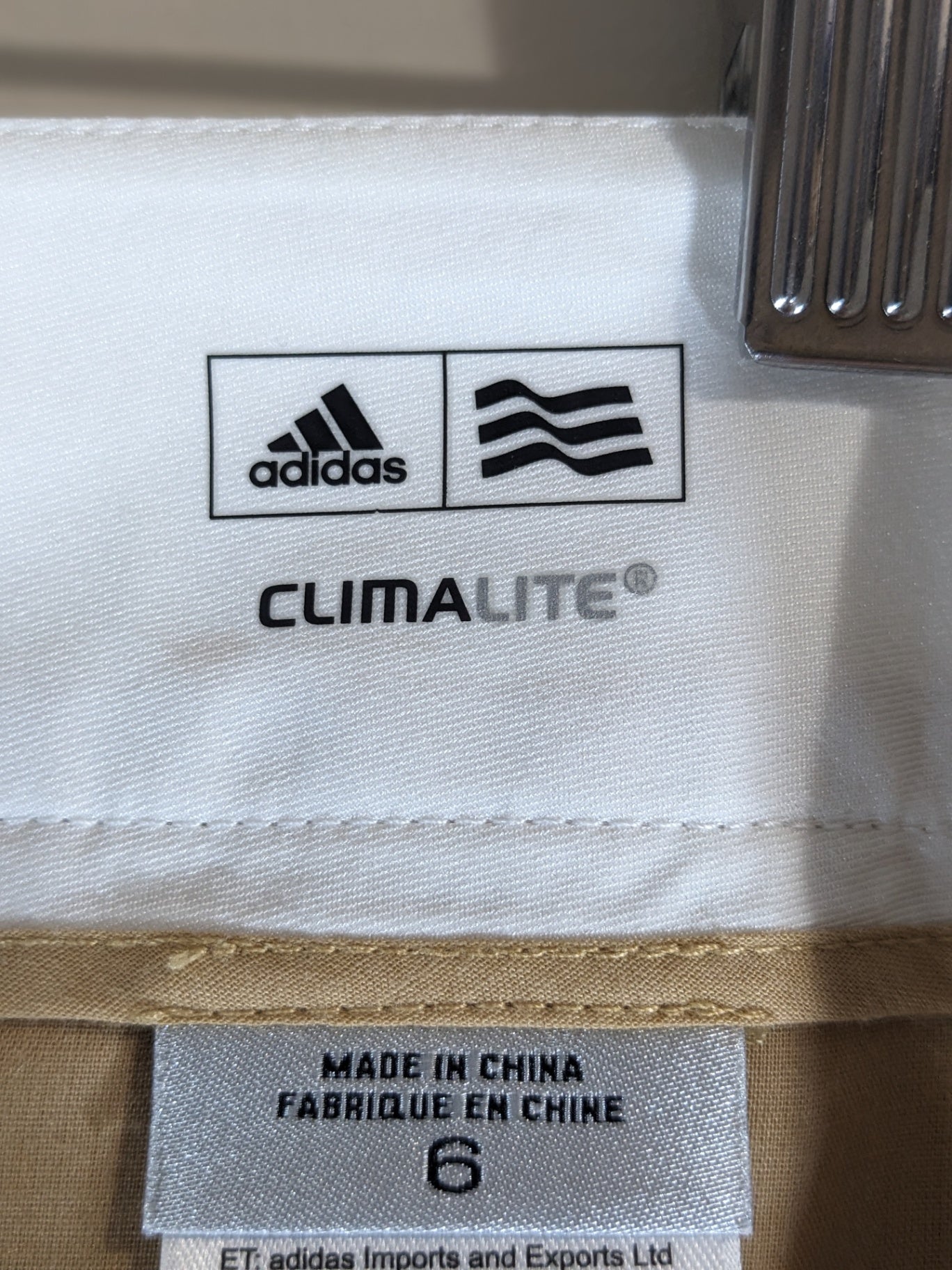 Adidas ClimaLite Golf Shorts Sz 6