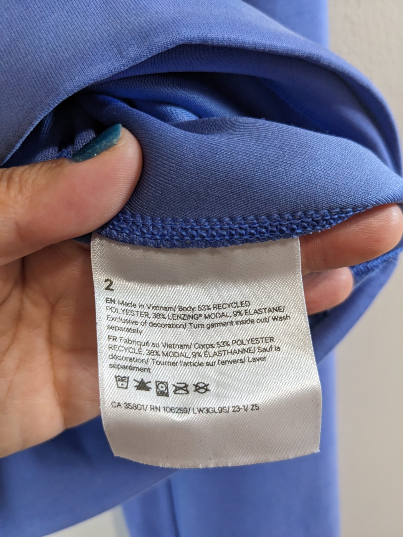 Lululemon Blue Crewneck - Sz 2