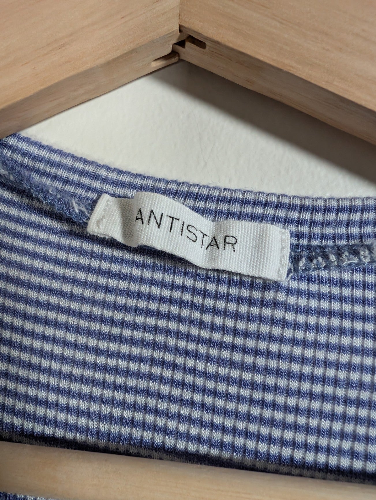 Anistar blue/white stripe maxi dress - Medium