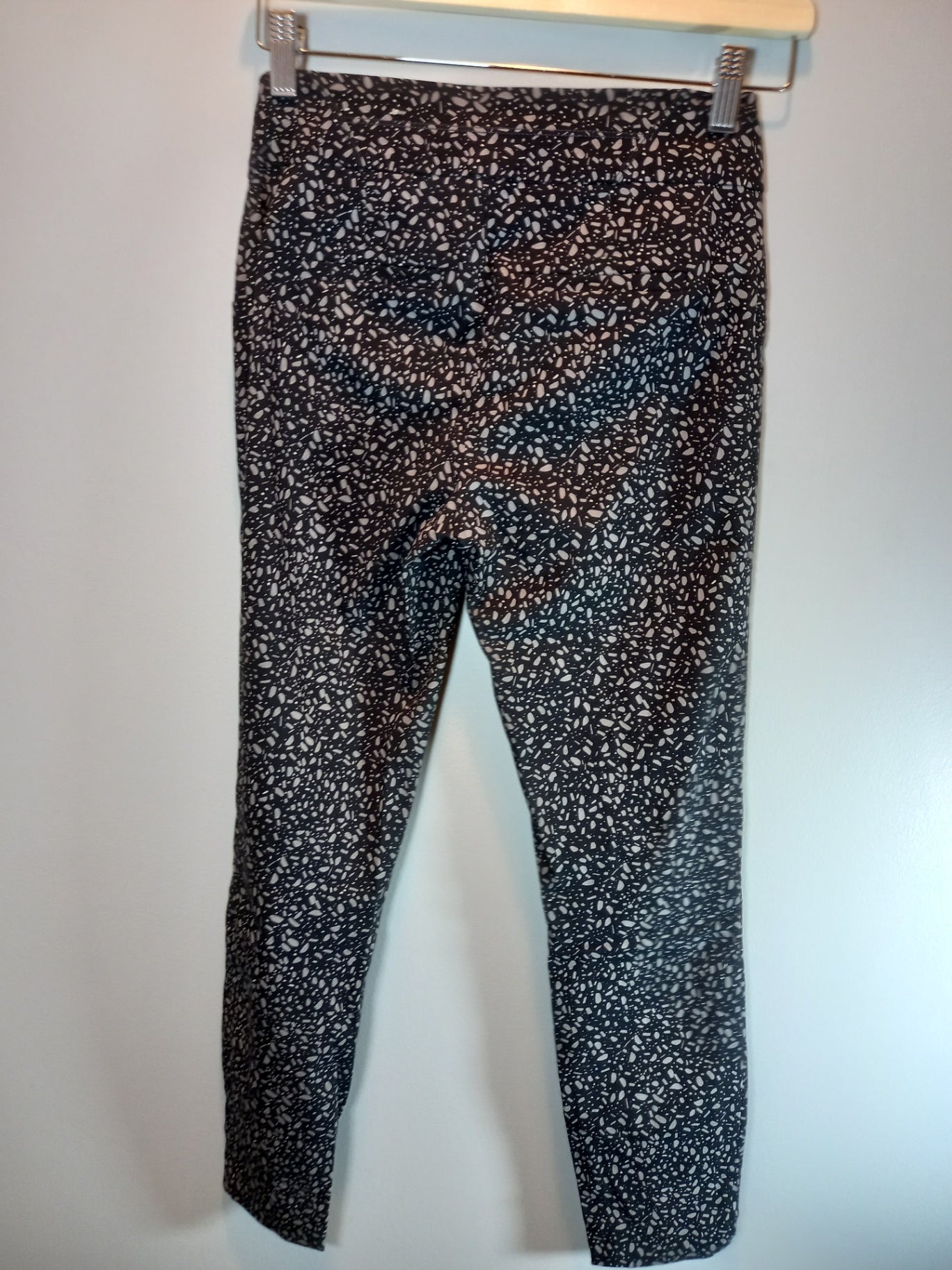 Reitmans Black & Grey Speckled Pants Sz 2 Petite