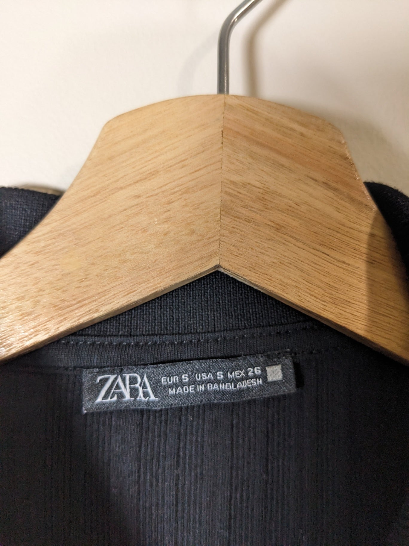Zara Black Button Up Blouse - Small