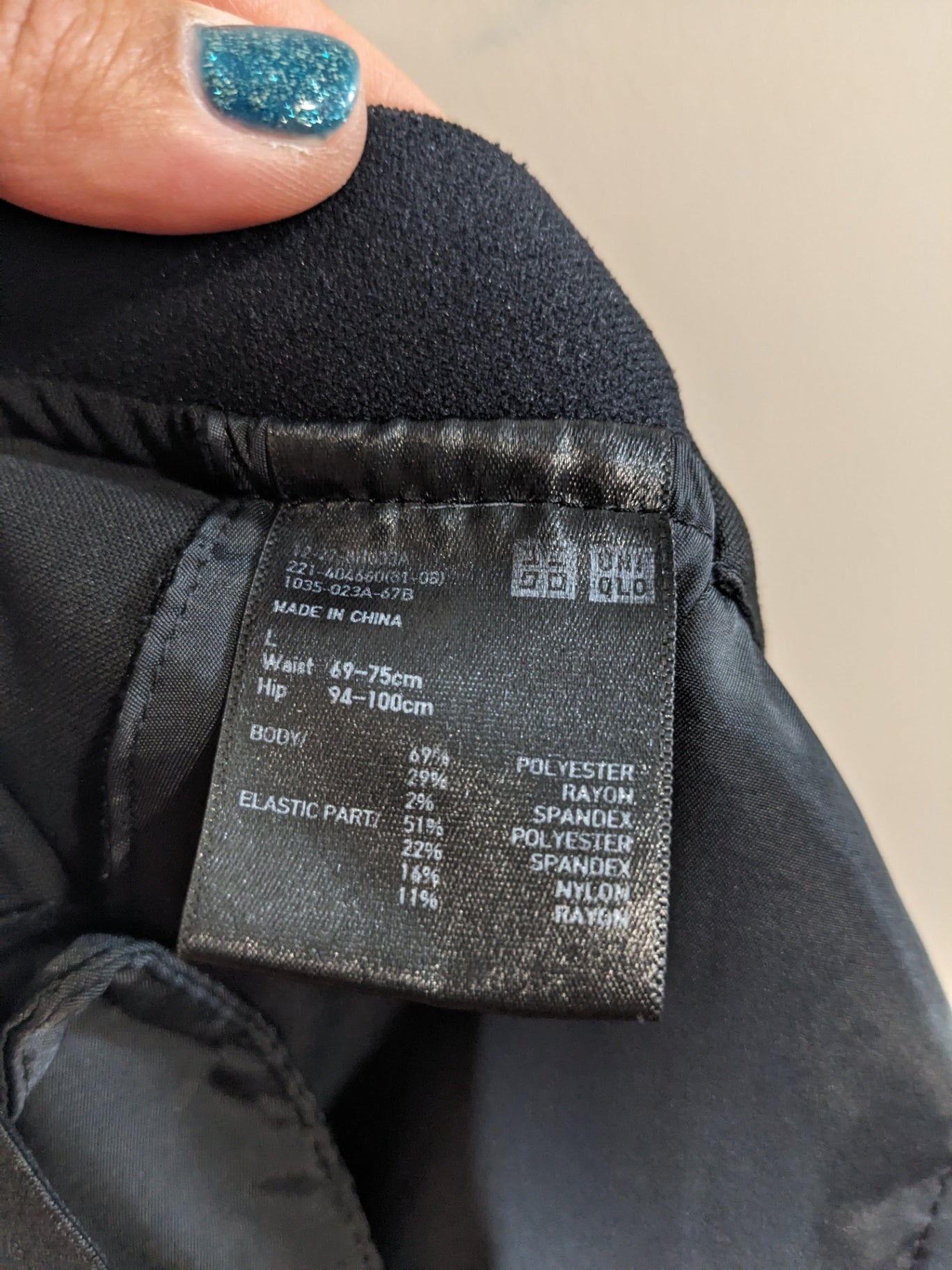 Uniqlo Black Pants - Large