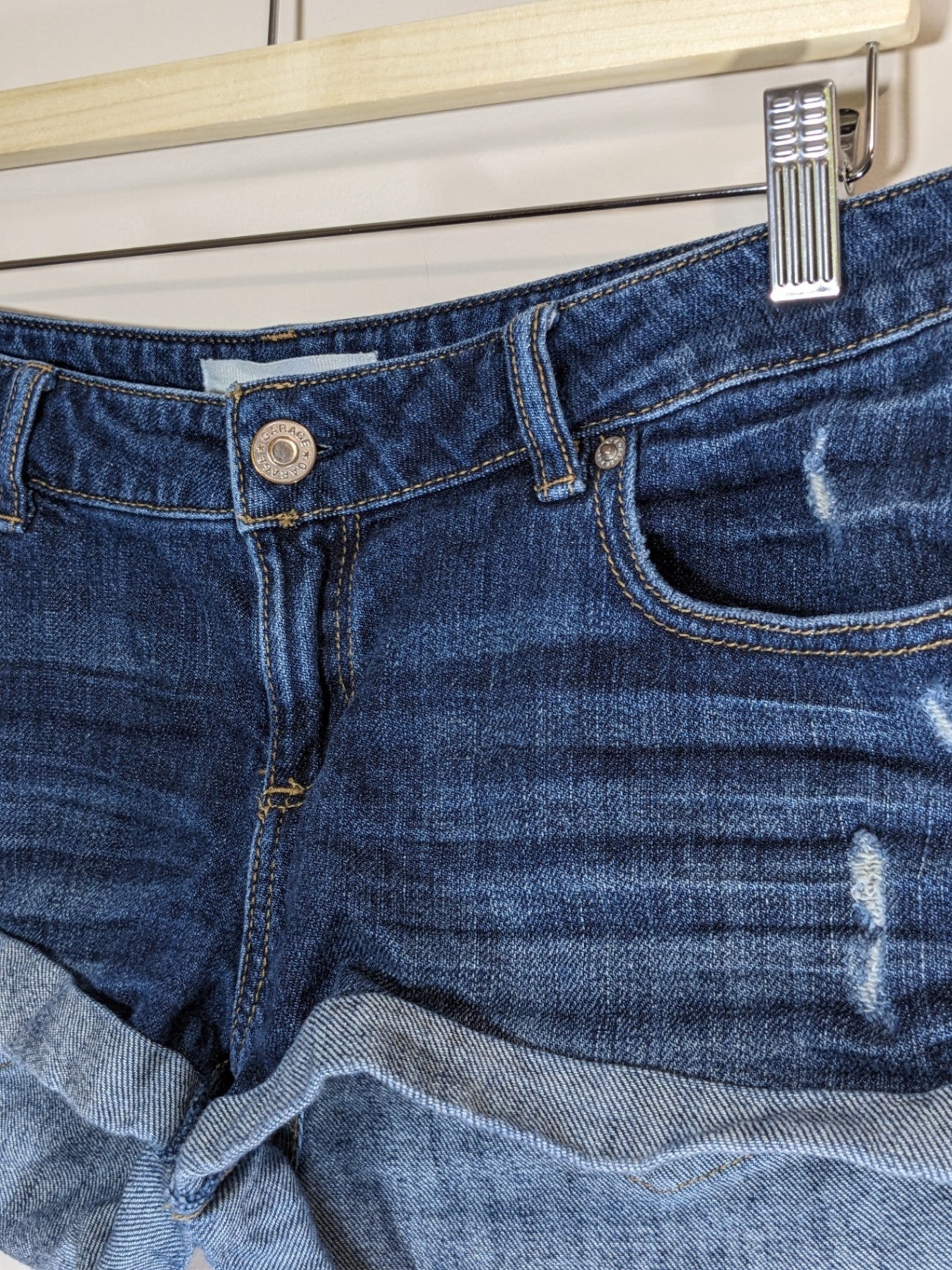 Garage Flirty Short Dark Denim Shorts - Sz 9