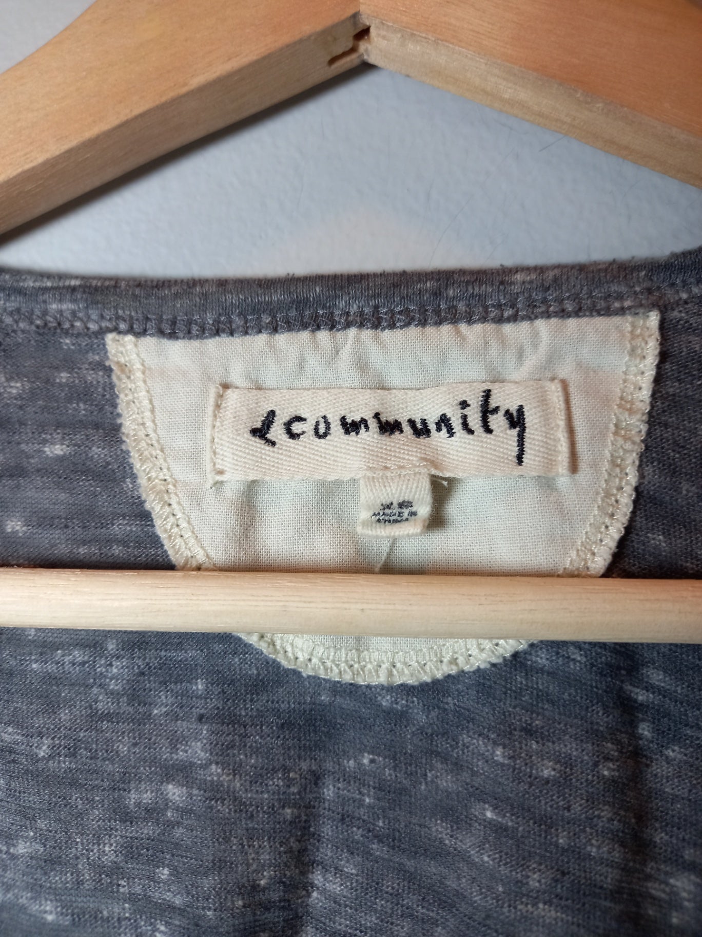 Community Long Sleeve Shirt Sz XS