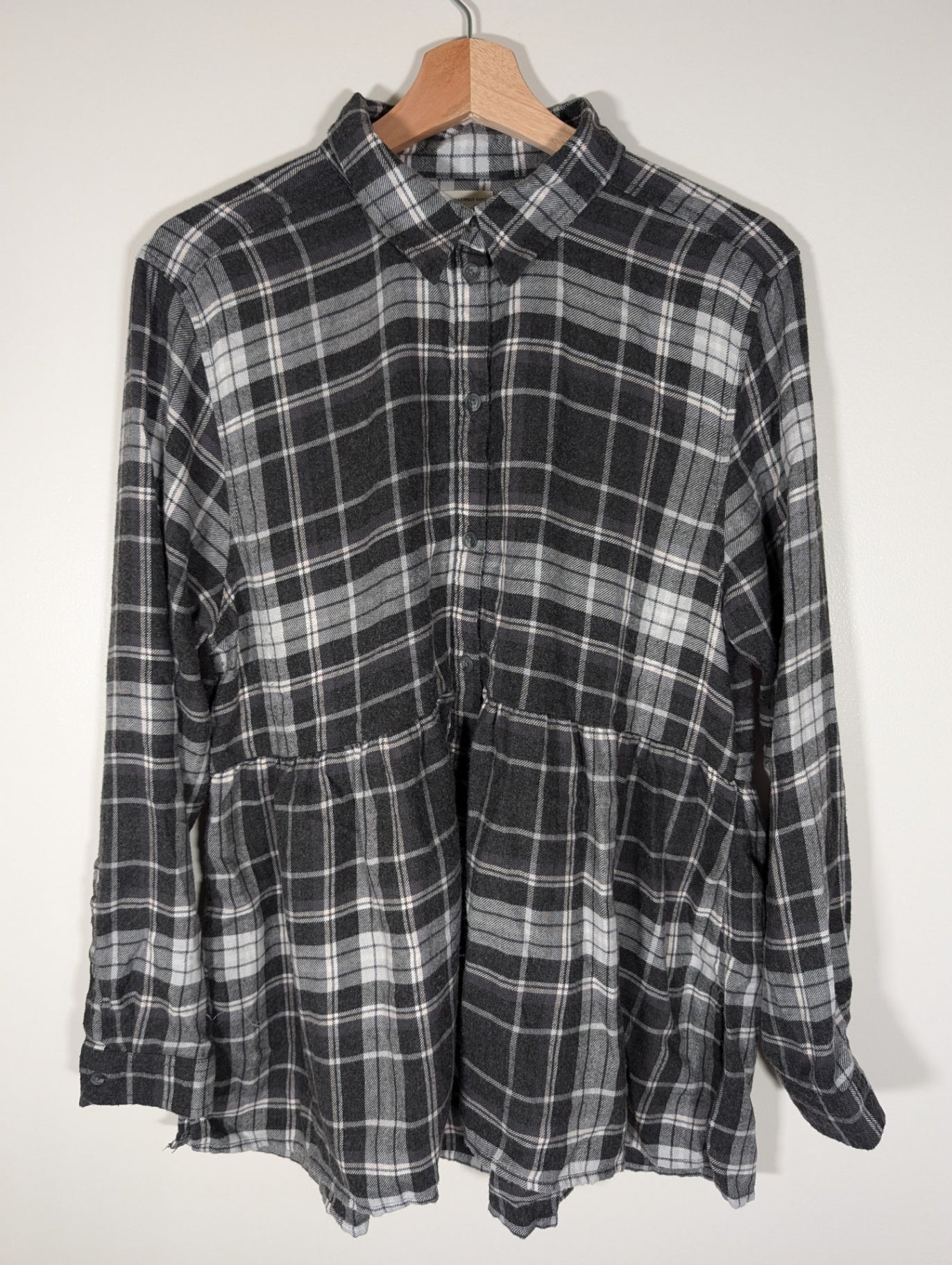 American Eagle Ahh-Mazingly Soft Plaid Long-Sleeve - Large