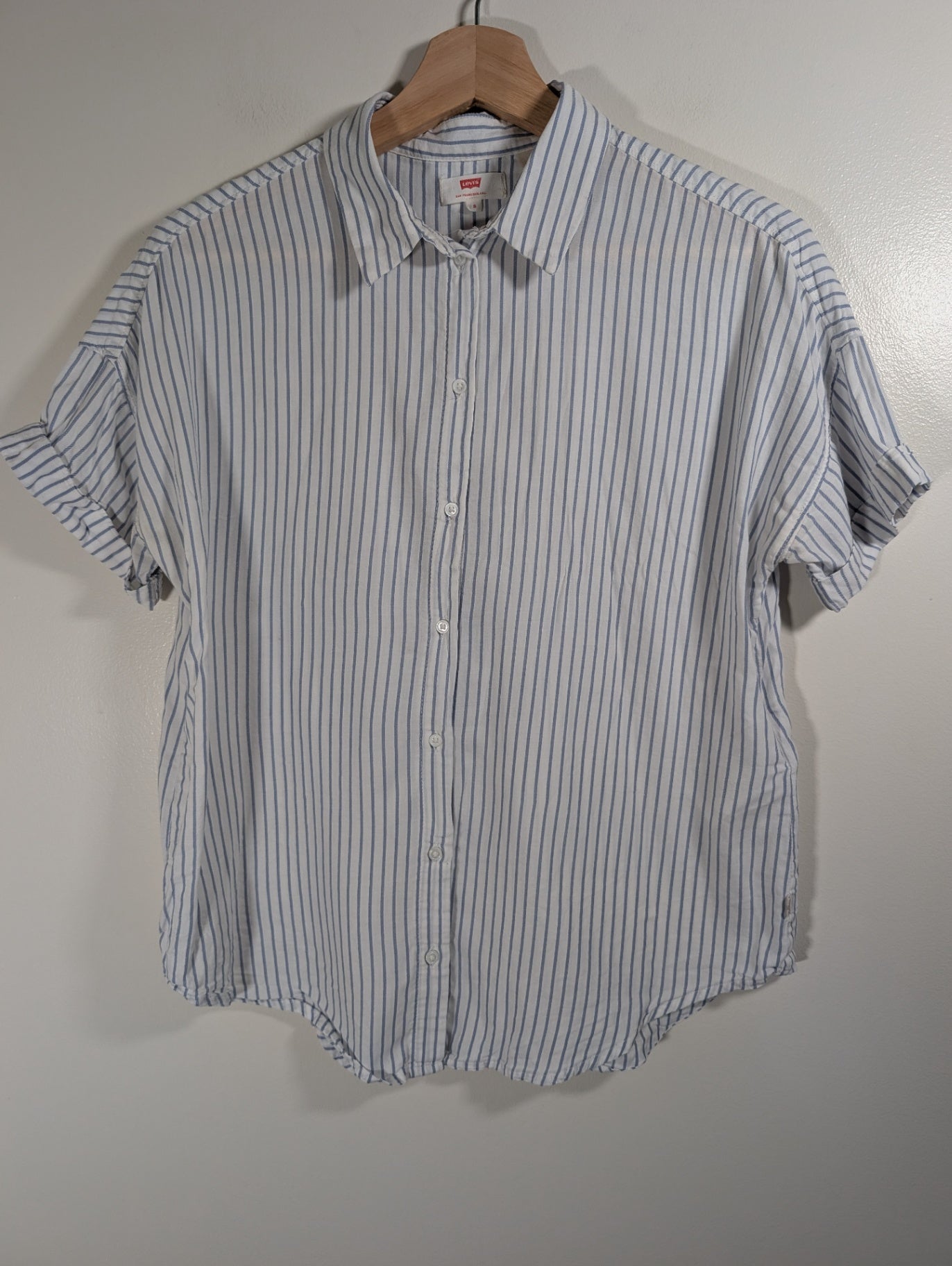Levi's striped blouse - small