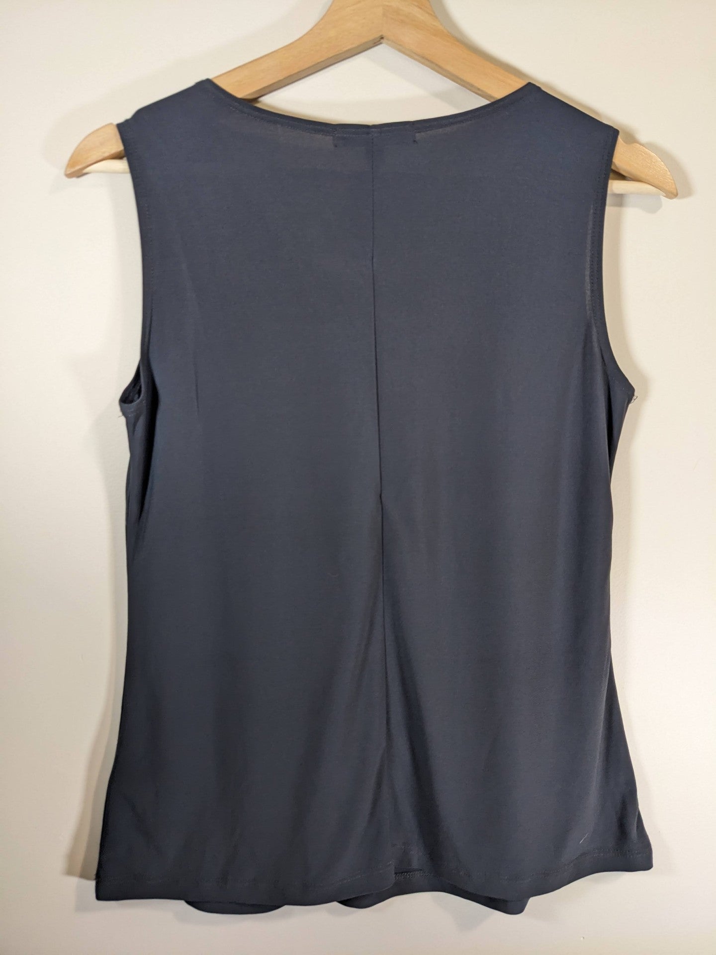 Vintage Suzie Dark Grey Blouse - Medium