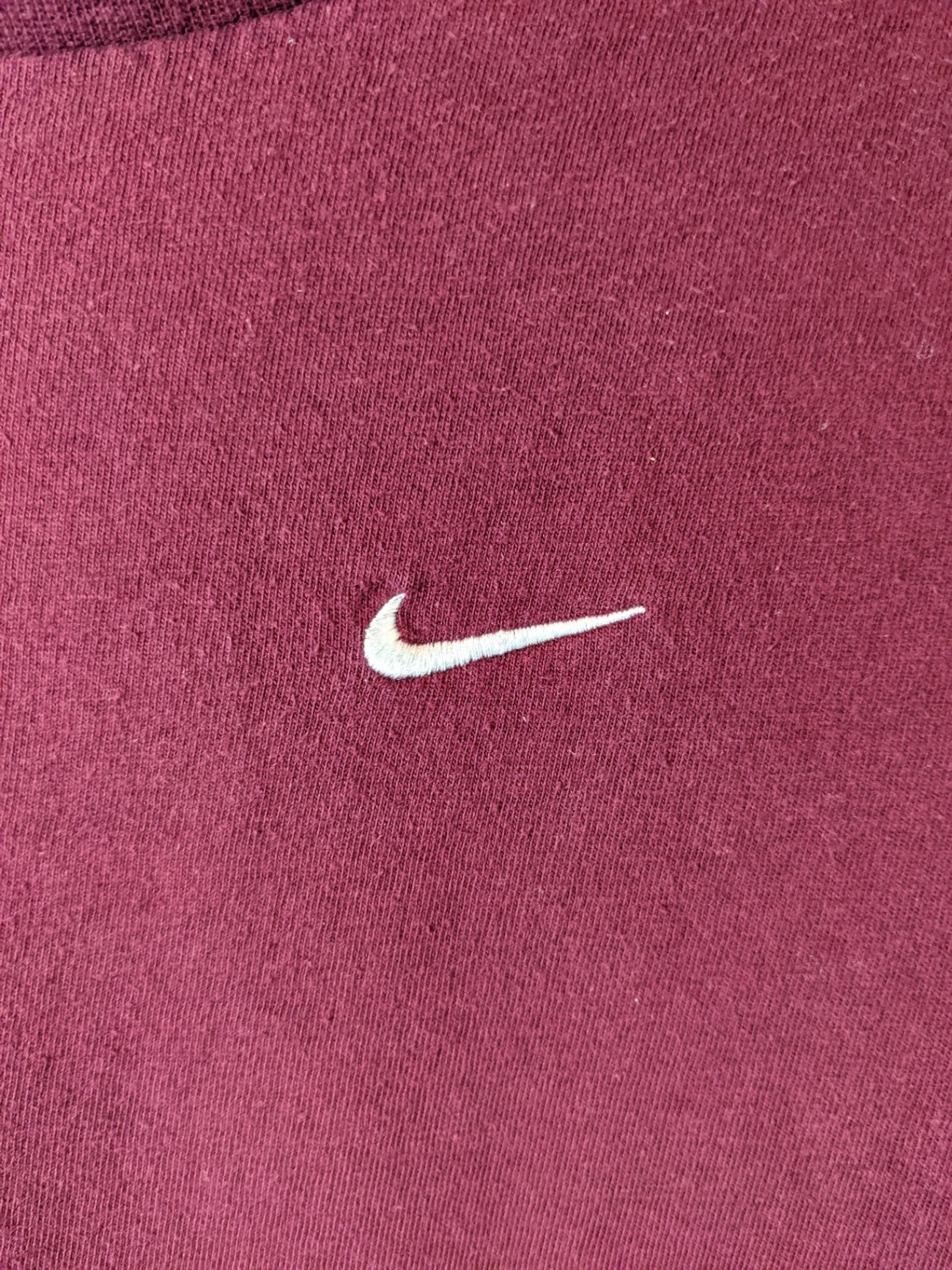 Nike Burgundy Long Sleeve - Medium