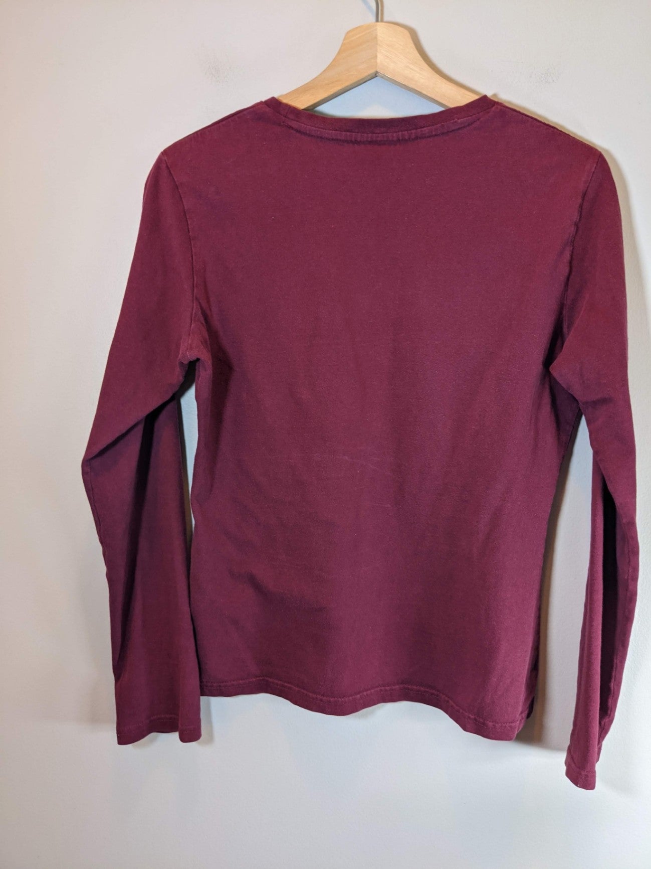 Nike Burgundy Long Sleeve - Medium