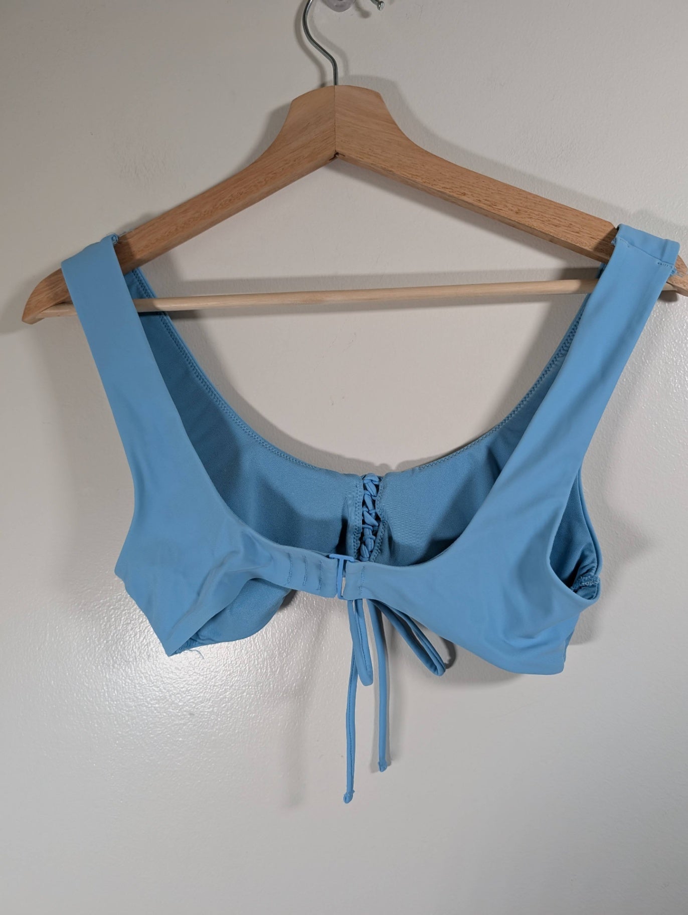 Aerie blue bikini top - Small