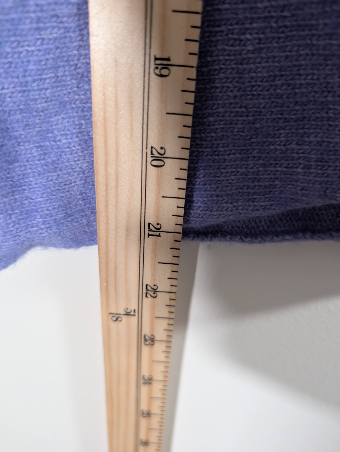 Betta purple merino wool/cashmere sweater - Medium
