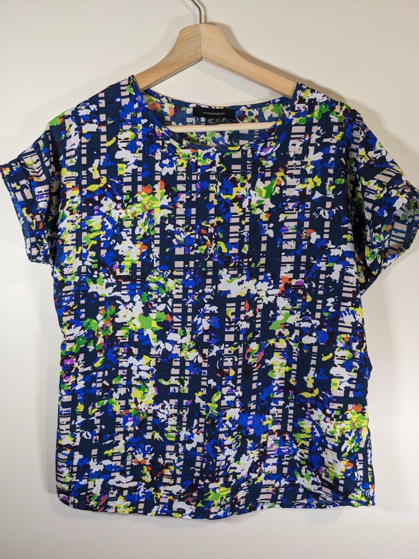 Atmosphere Geo Print Blouse - Sz 6