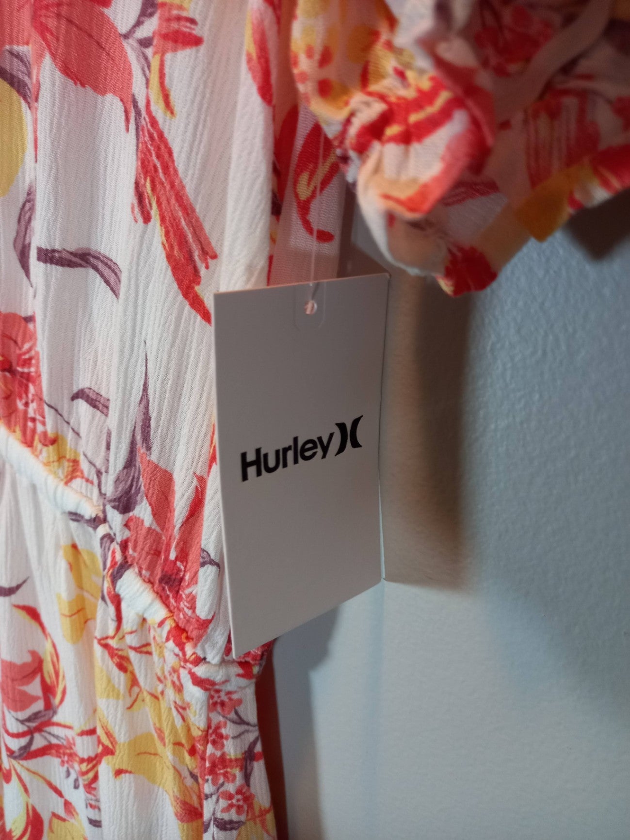 NWT Hurley Floral Dress Sz M