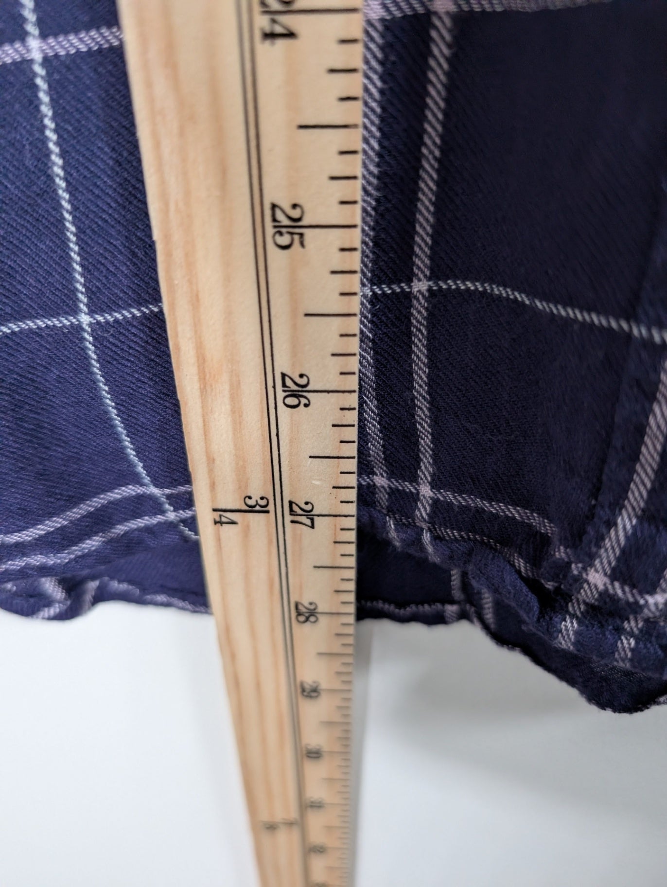 Reitmans blue plaid button up - Small