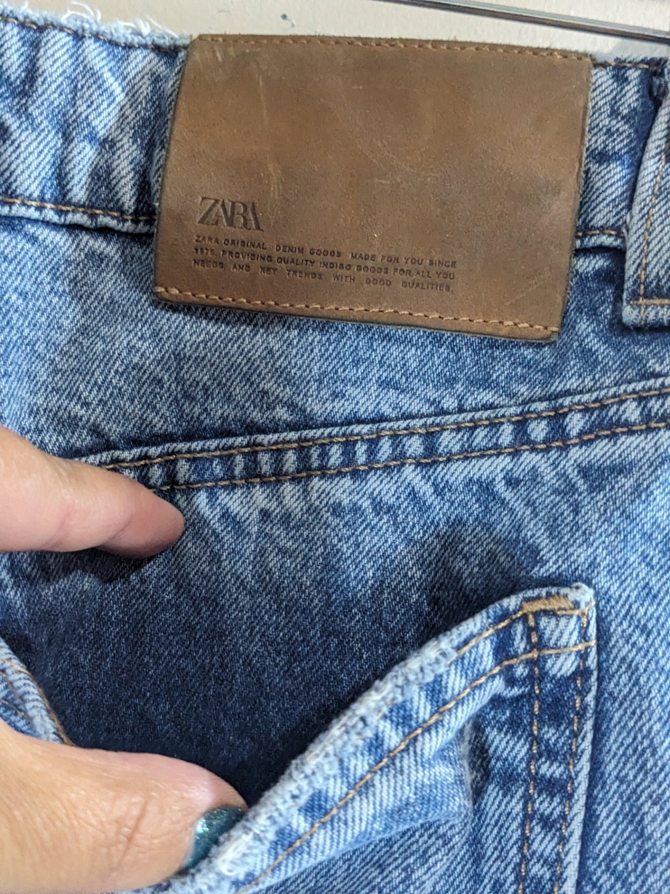 Zara Wideleg Denim Jeans - Sz 13/14 kids