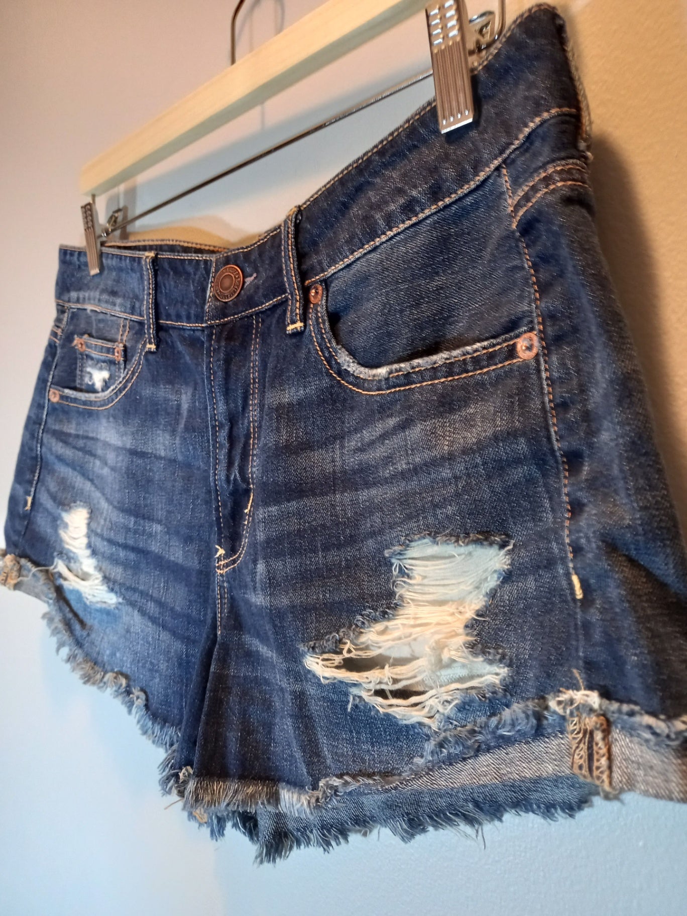 American Eagle Denim Shorts Sz 8