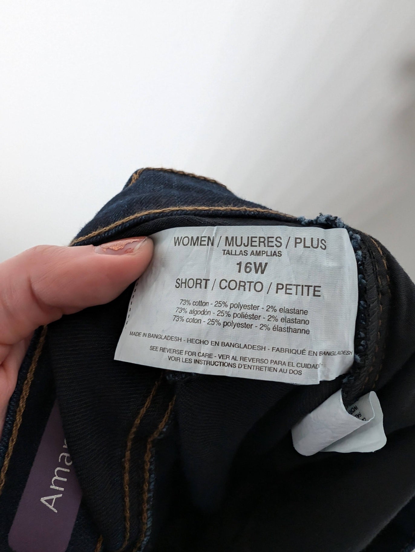 NWT Gloria Vanderbilt Original Slimming Jean - SZ 16W