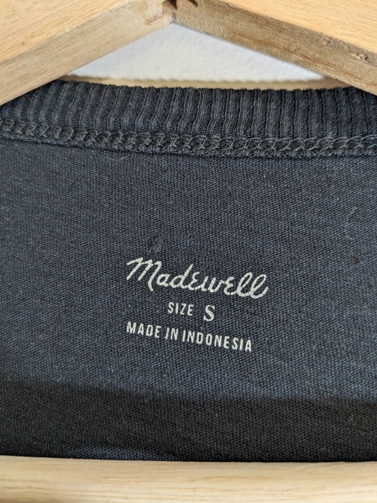 Madewell Black T-Shirt - Small