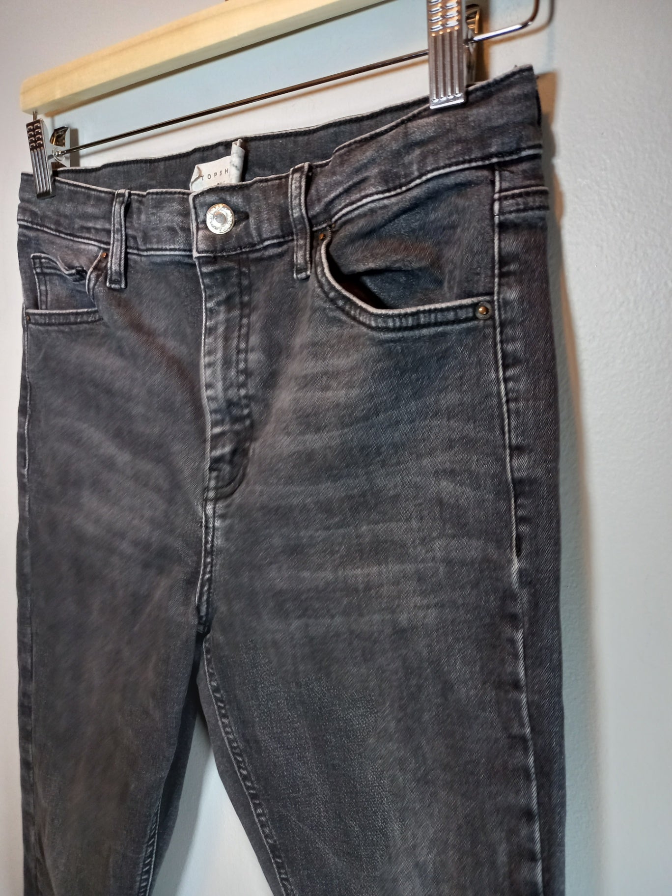 Top Shop Black Jeans Sz 30