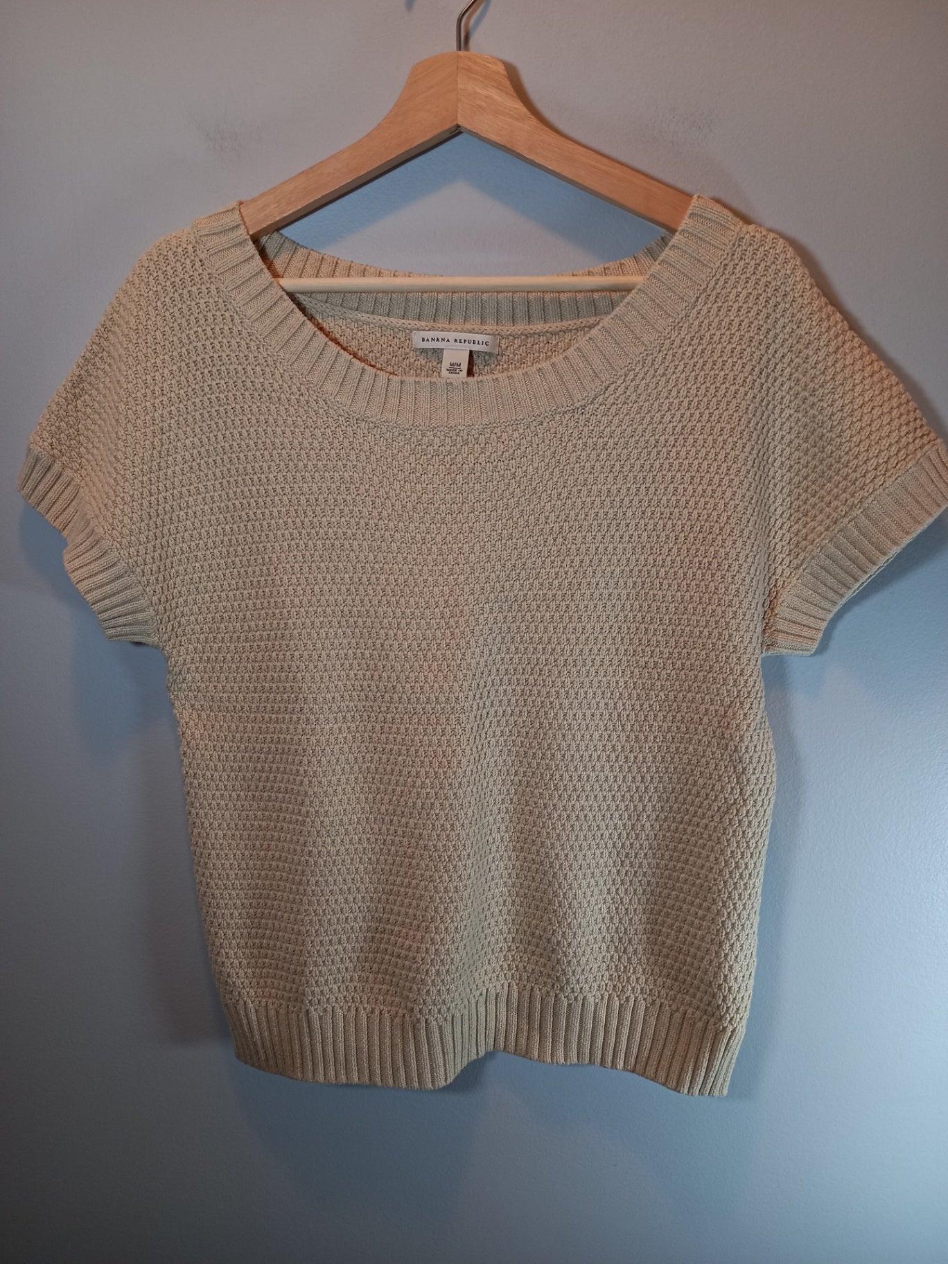 Banana Republic Oatmeal Knit Sz M
