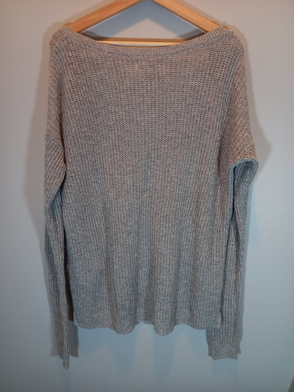 Hollister Grey Knit Sweater Sz XS/S