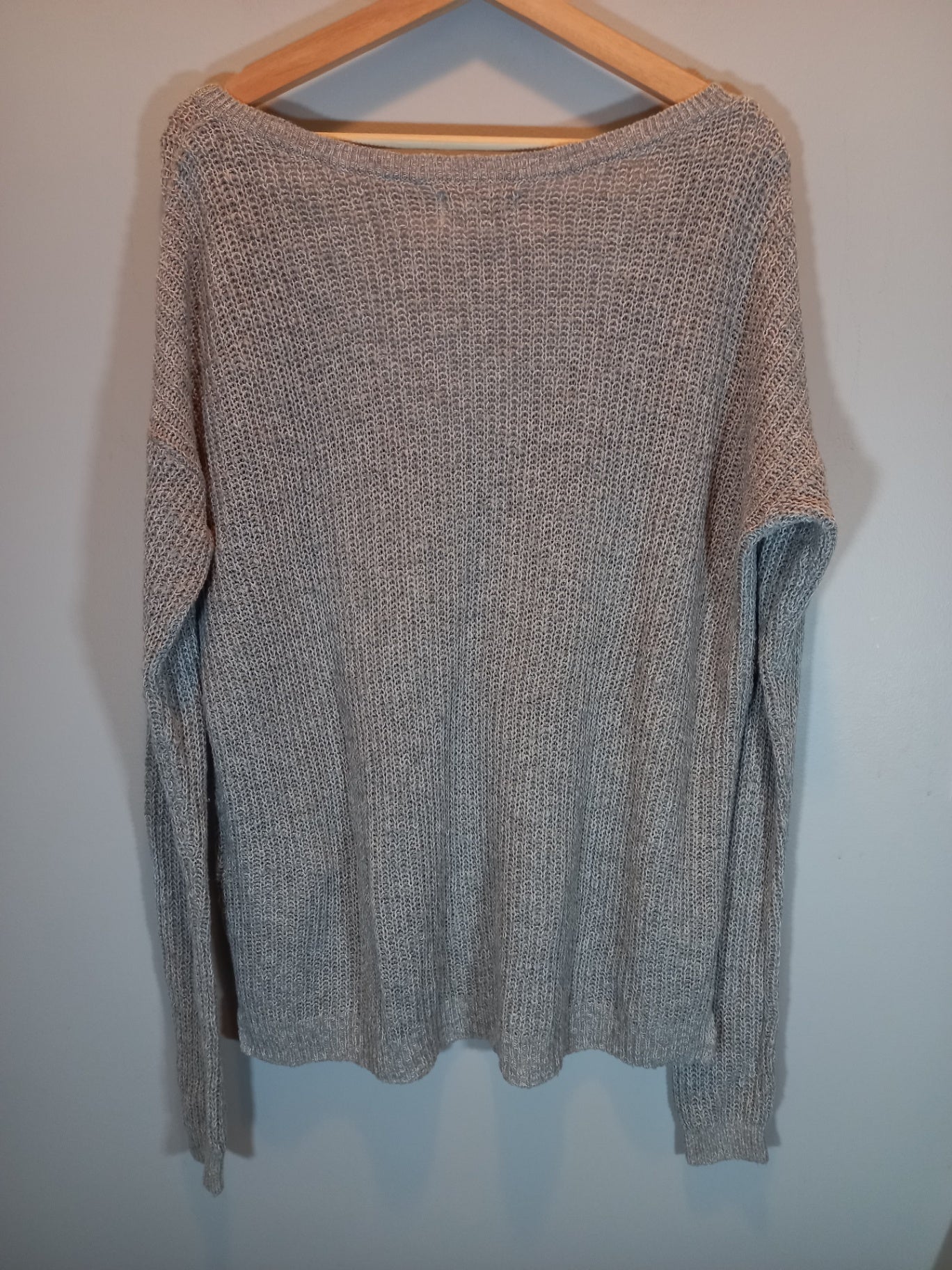 Hollister Grey Knit Sweater Sz XS/S