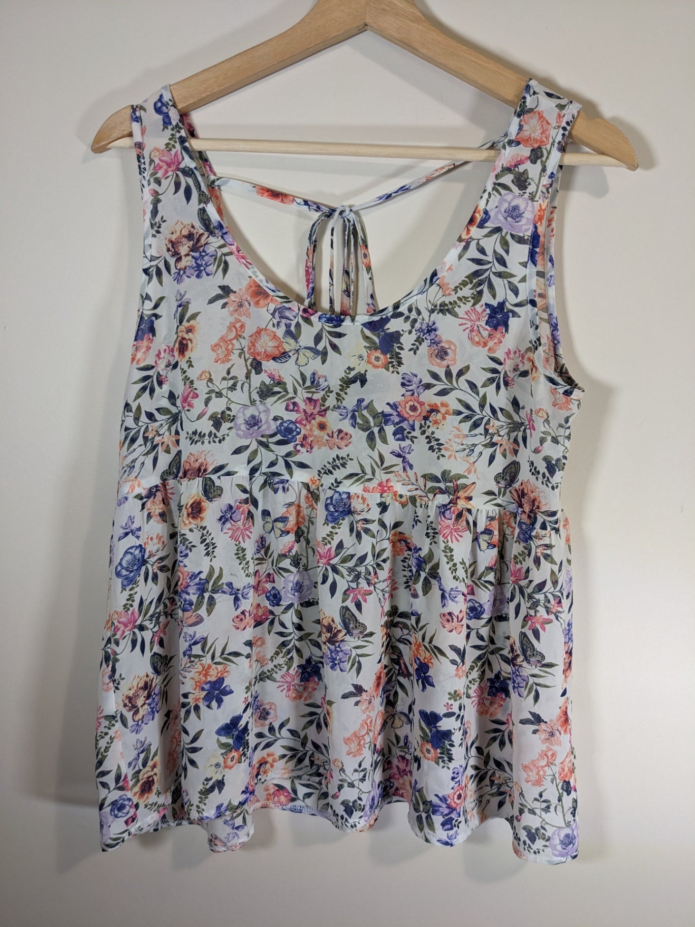 Free Fusion Floral Tank - Sz 10