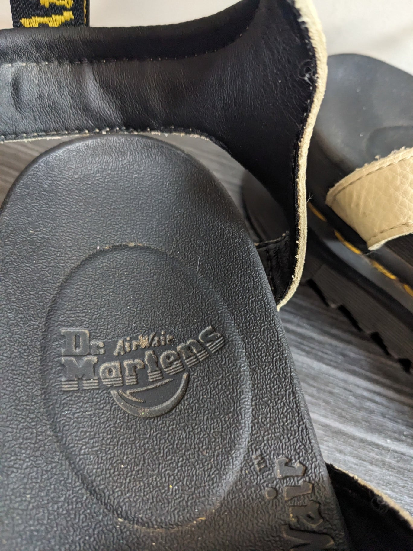 Dr. Martens Blaire Cream Strappy Sandals - Sz 8