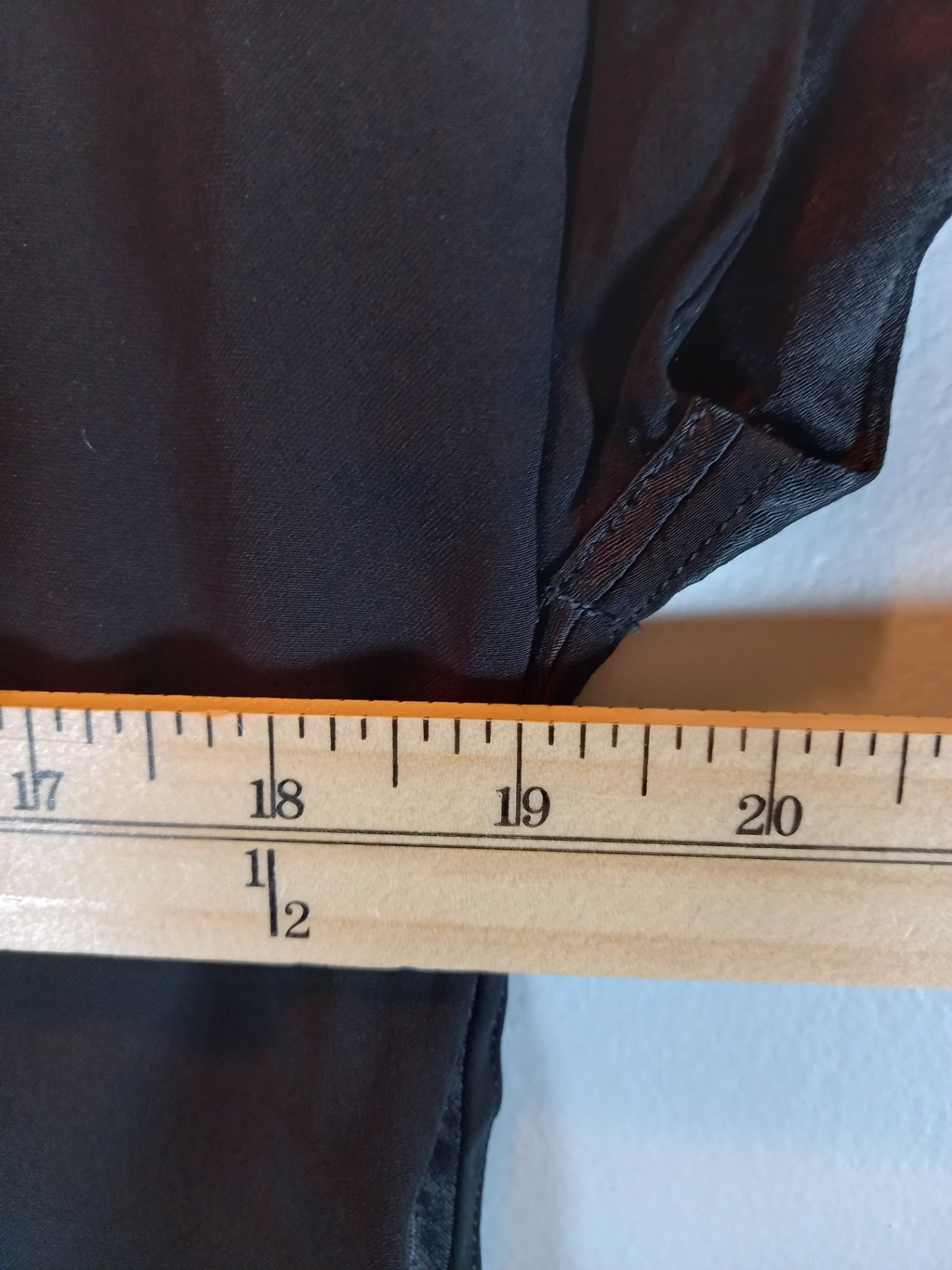 Lord & Taylor Black Blouse Sz S