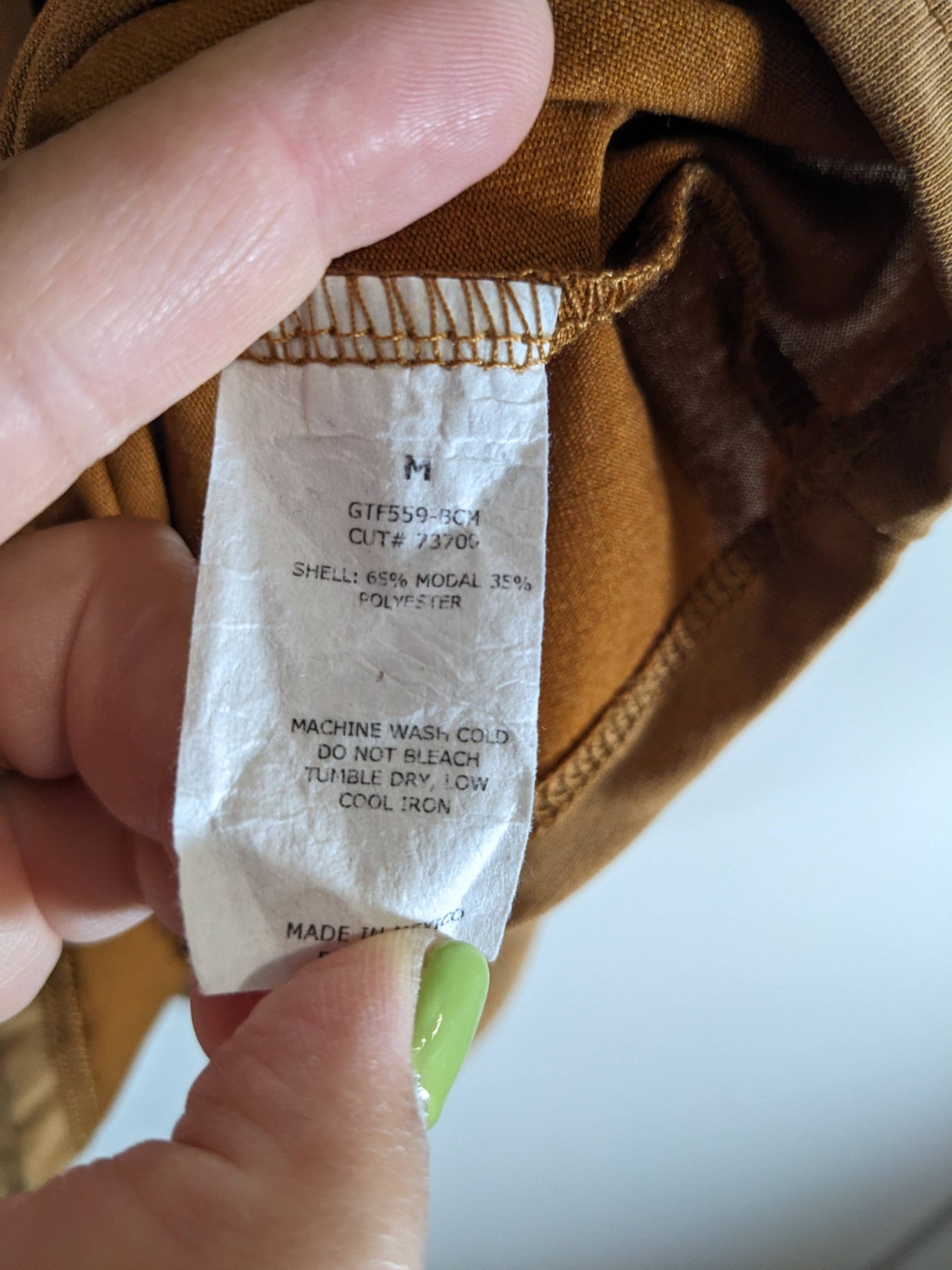 Green Envelope Brown Tank - Medium