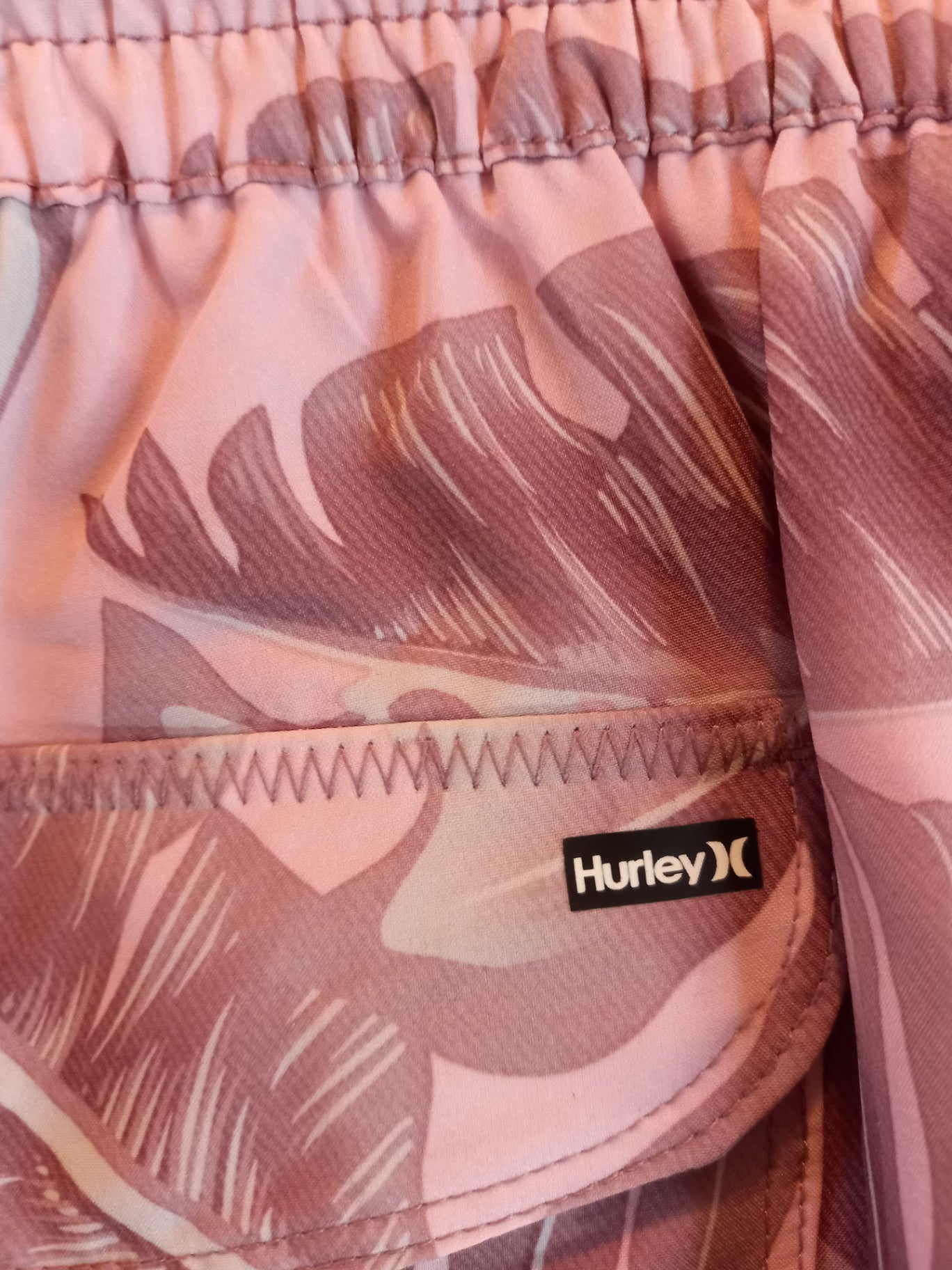 Hurley Pink Men's Swim Shorts - Medium