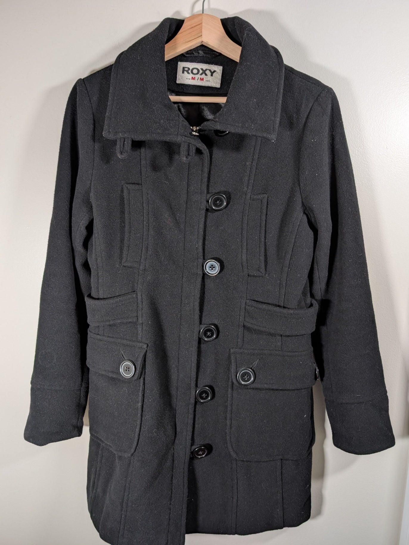Roxy Wool Coat - Medium