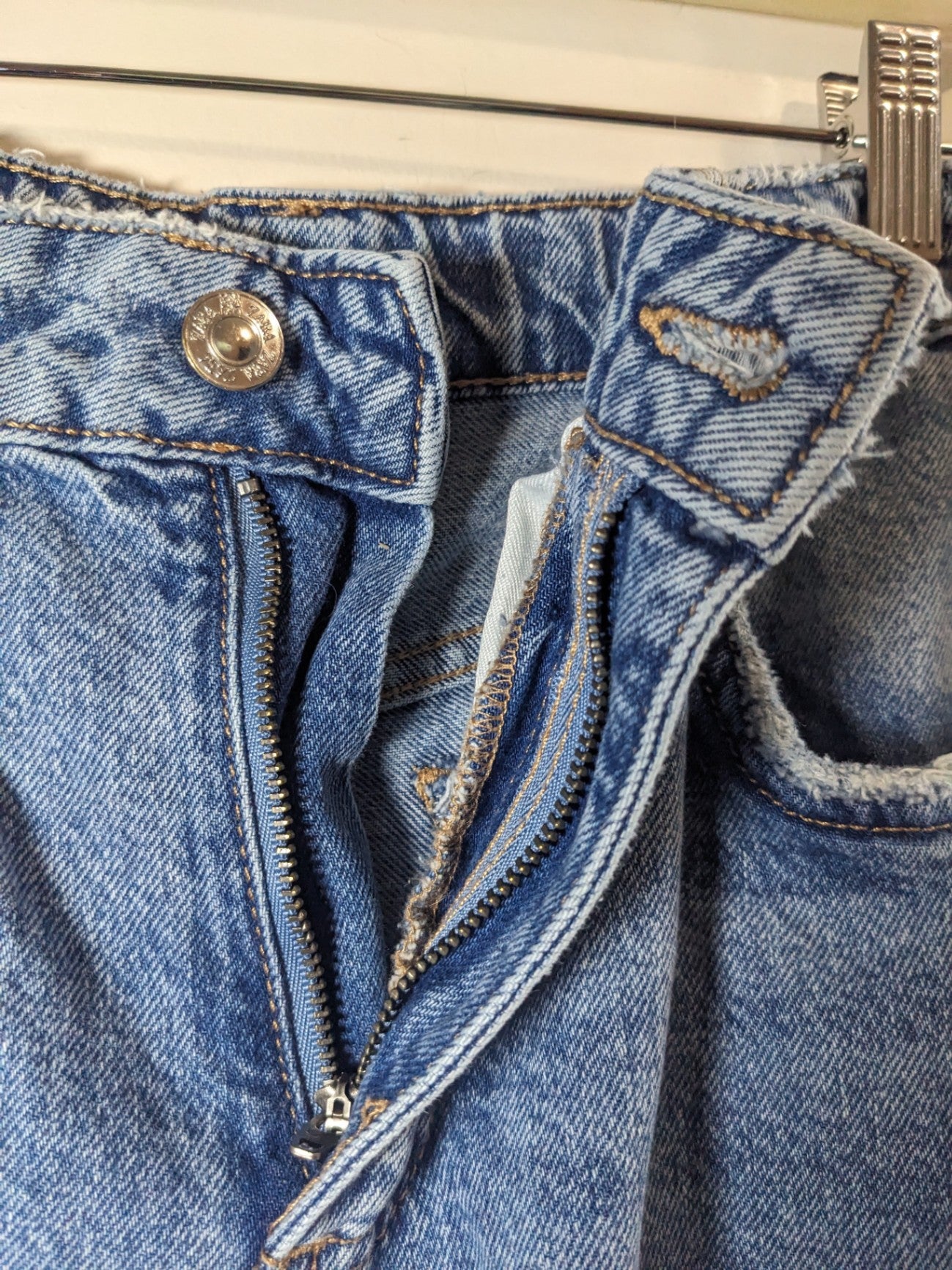 Zara Wideleg Denim Jeans - Sz 13/14 kids