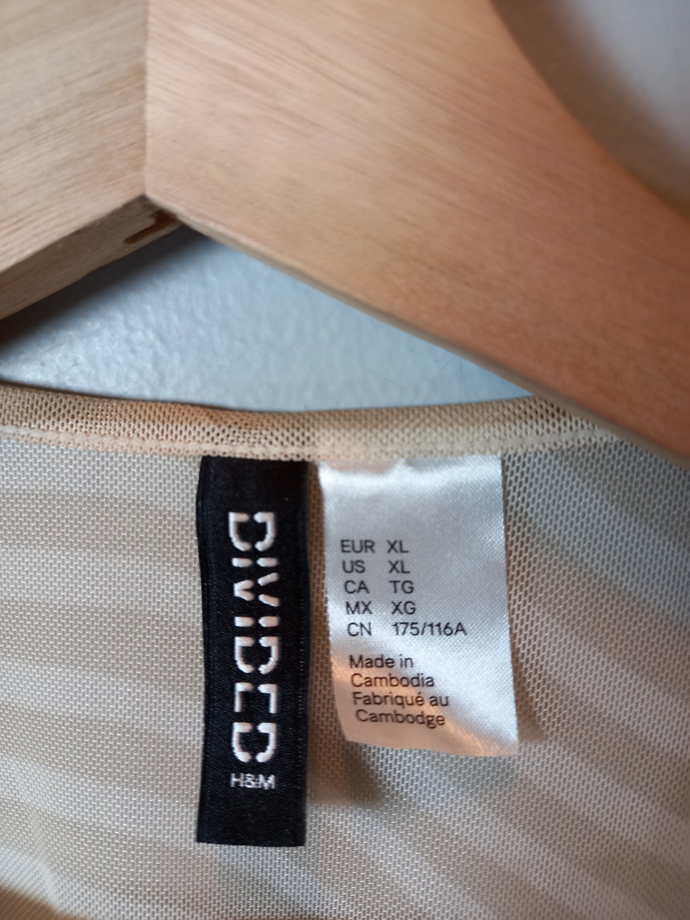 Dividend Sheer Crop Top Blouse Sz XL