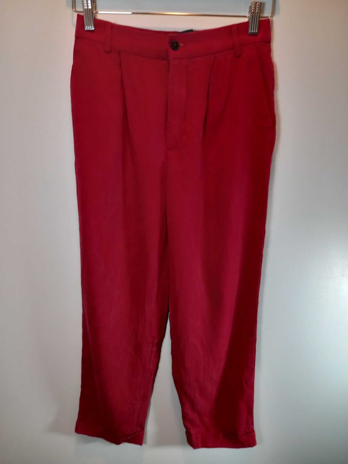 Zara Red Pants Sz XS