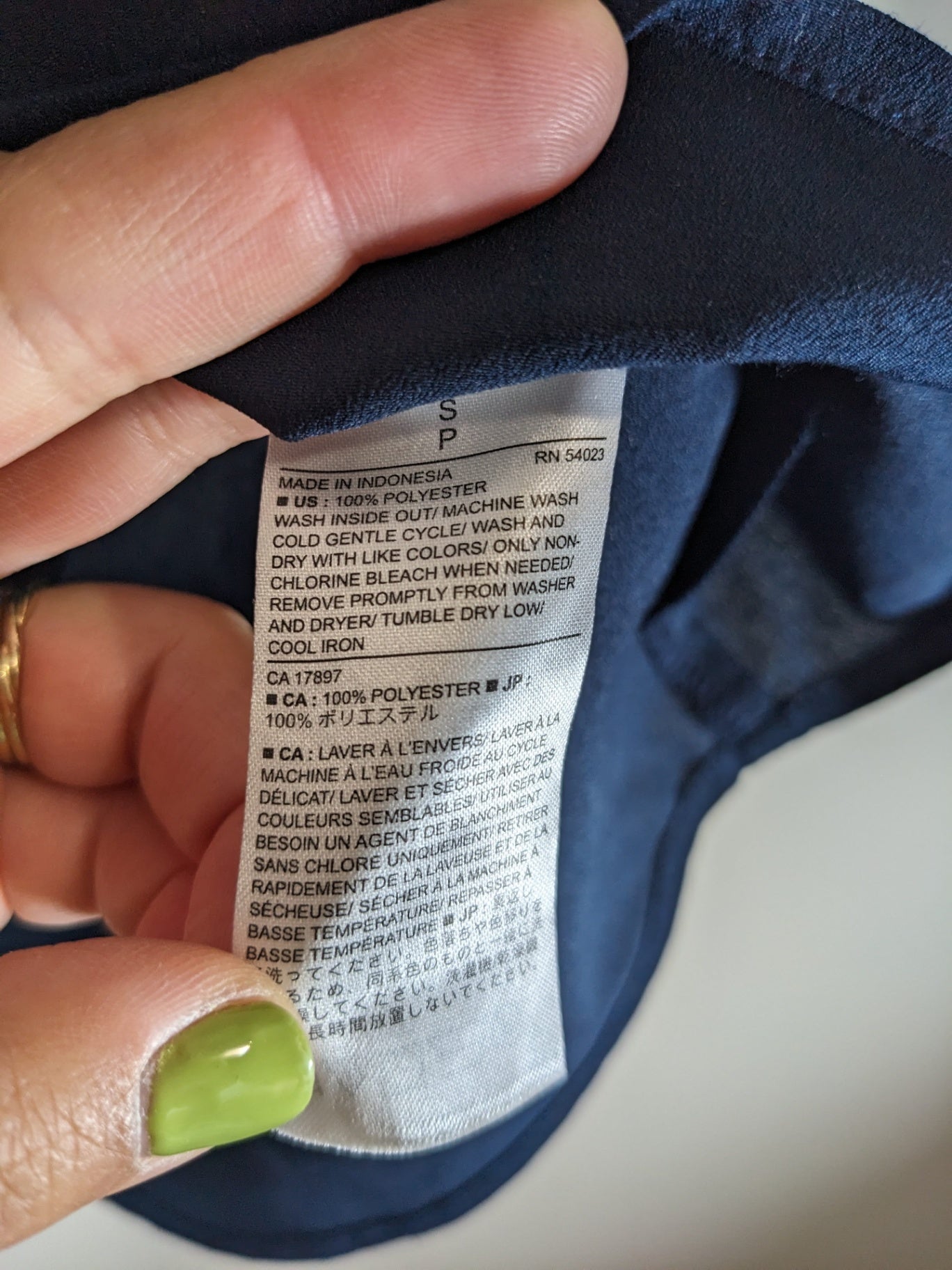 Banana Republic Navy Blouse - Small