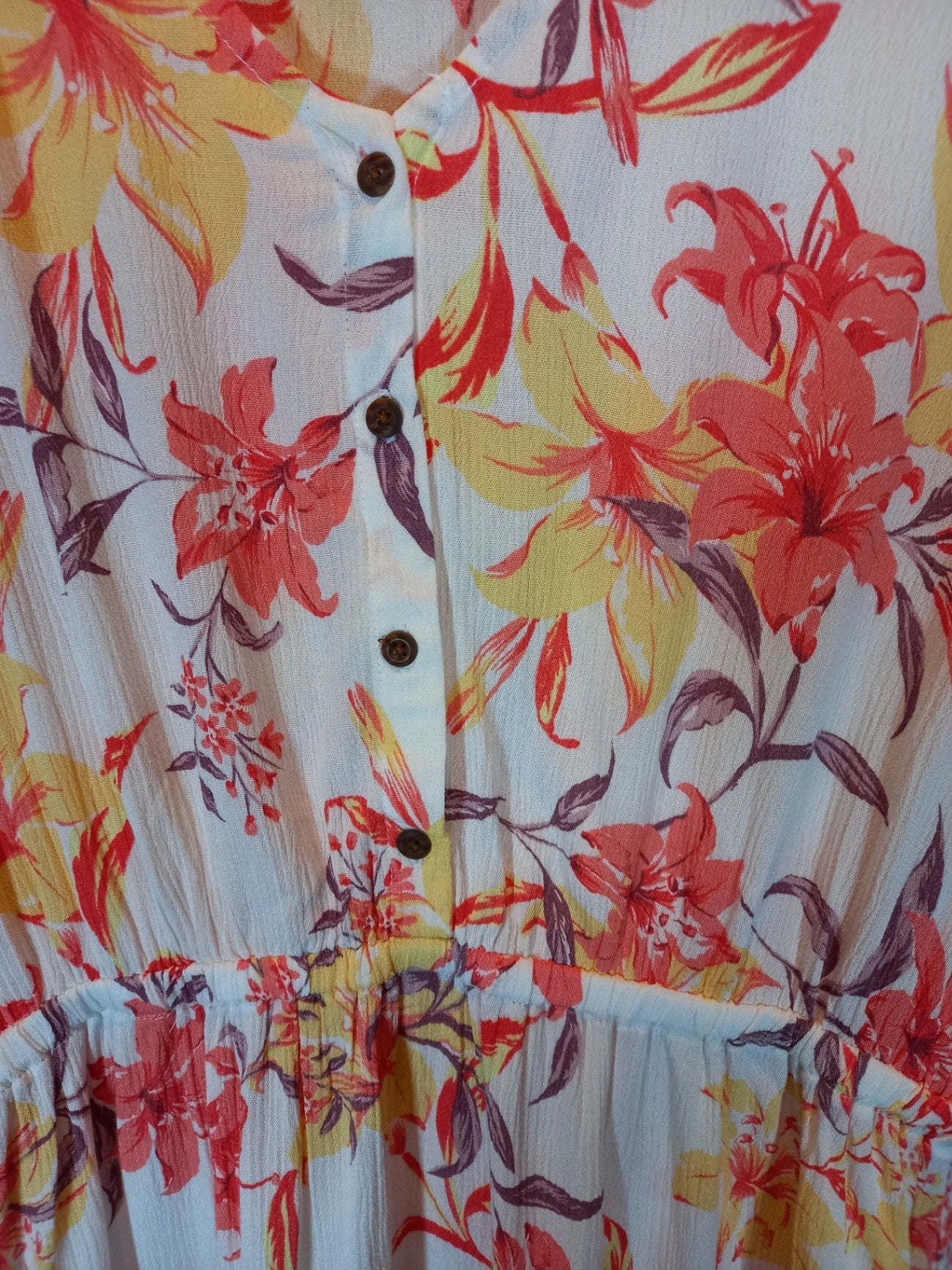 NWT Hurley Floral Dress Sz M