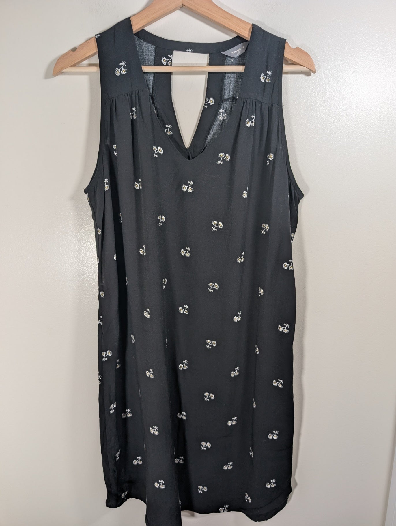 Denver Hayes black floral dress - Large