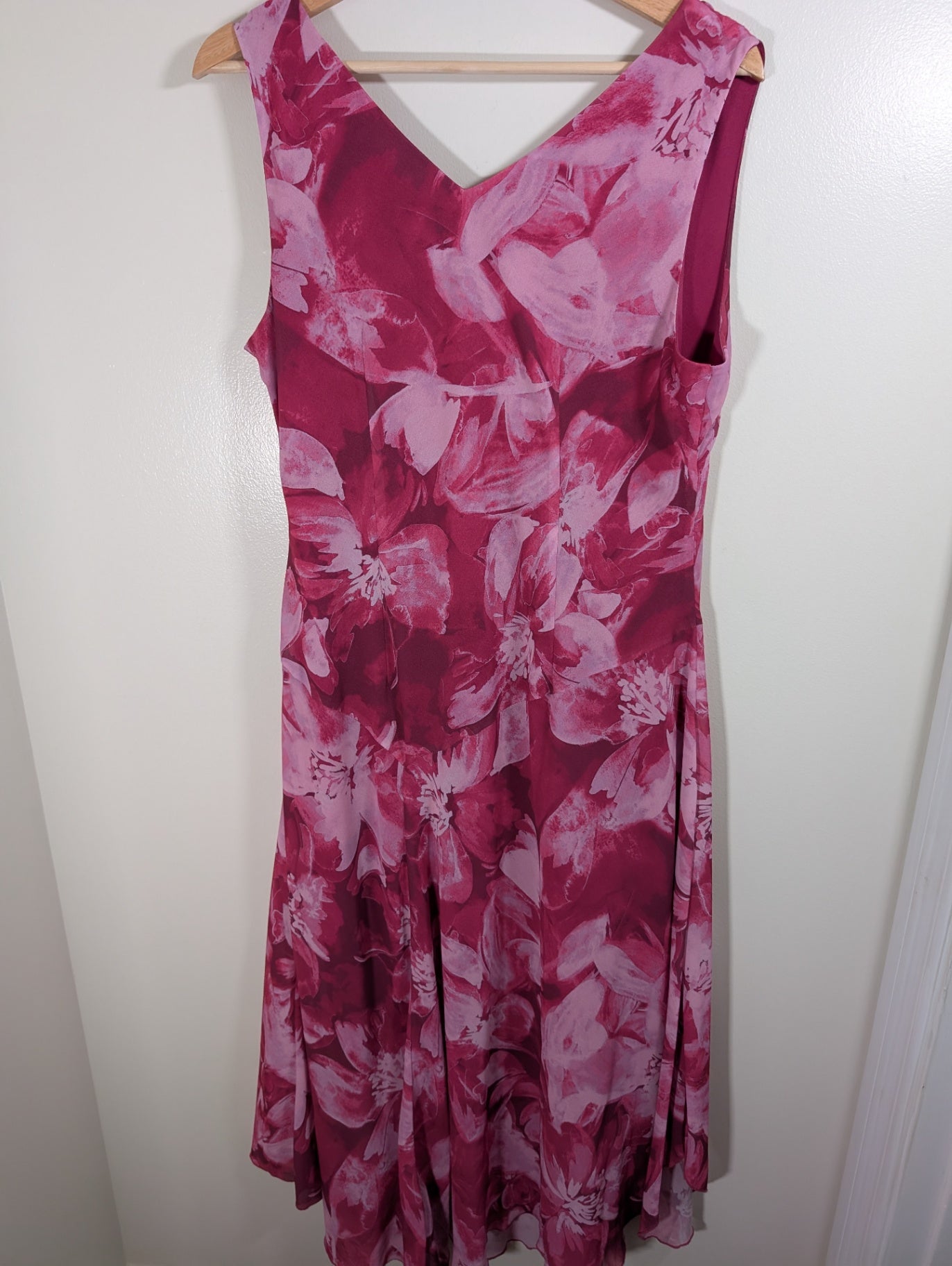 Laura pink floral dress - SZ 12