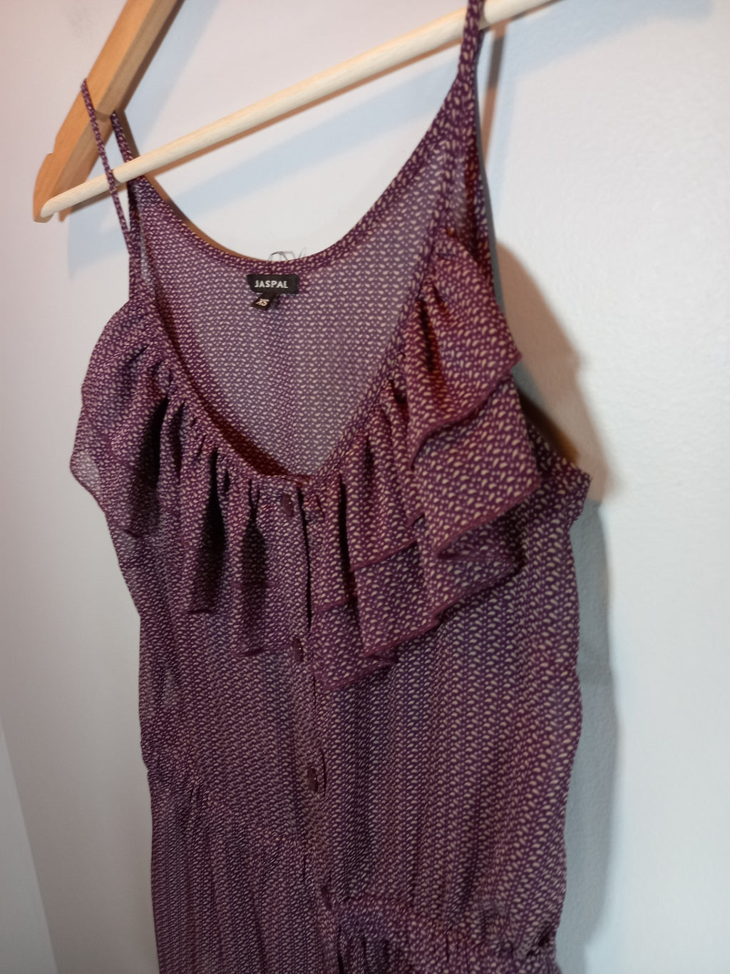 Jaspal Purple Tank Sz XS